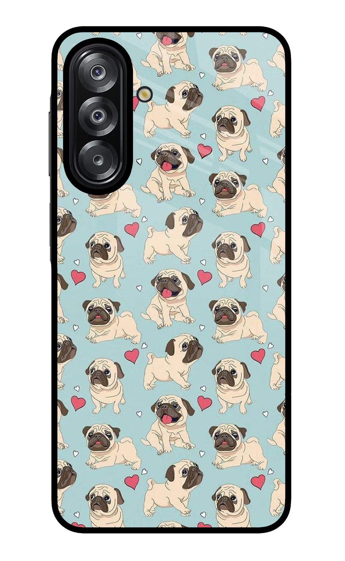 Pug Dog Samsung A26 Glass Case - Pug Dog Samsung A26 Glass Case Pug Dog Samsung A26 Glass Case