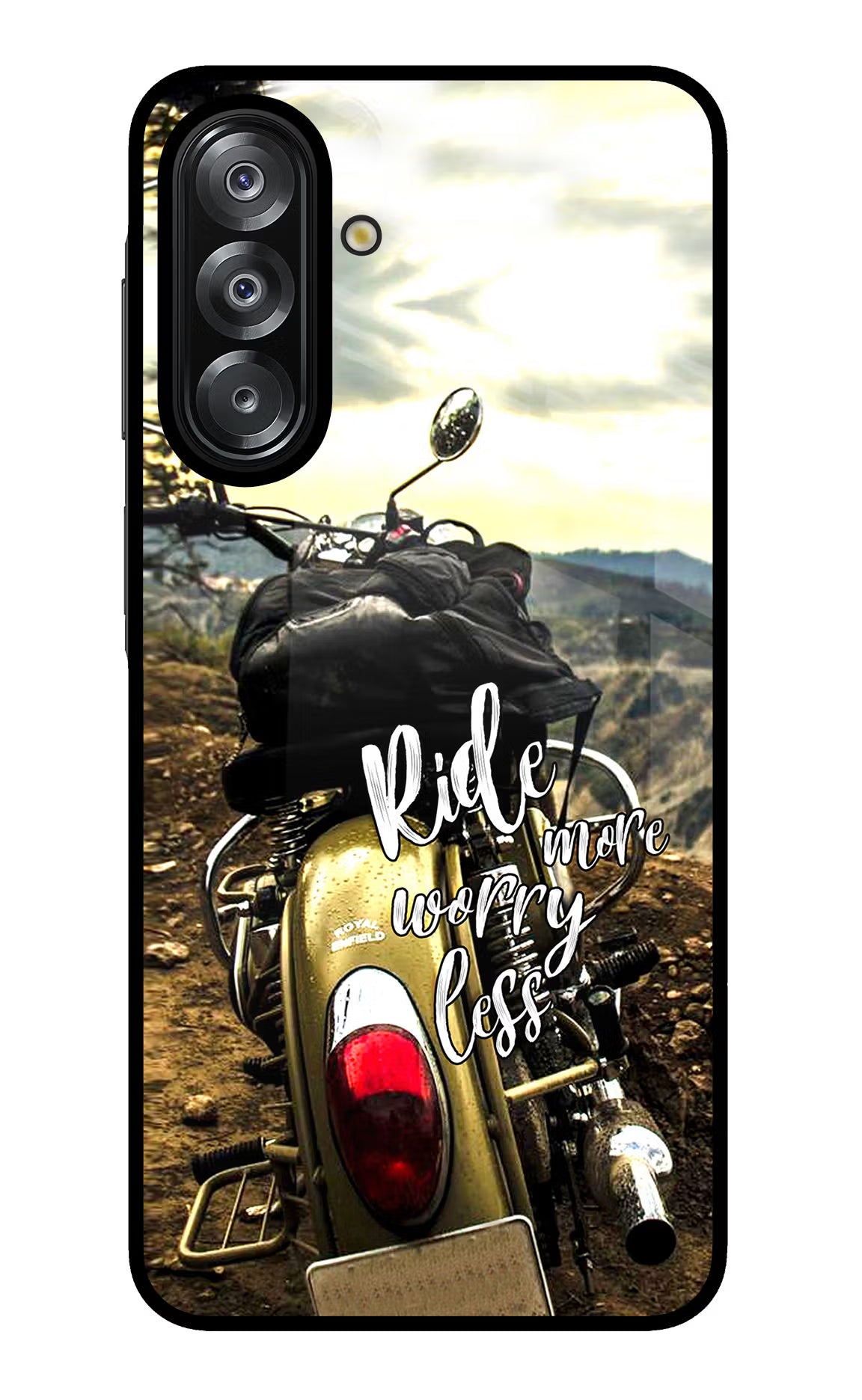 Ride More Worry Less Samsung A26 Glass Case - Ride More Worry Less Samsung A26 Glass Case Ride More Worry Less Samsung A26 Glass Case