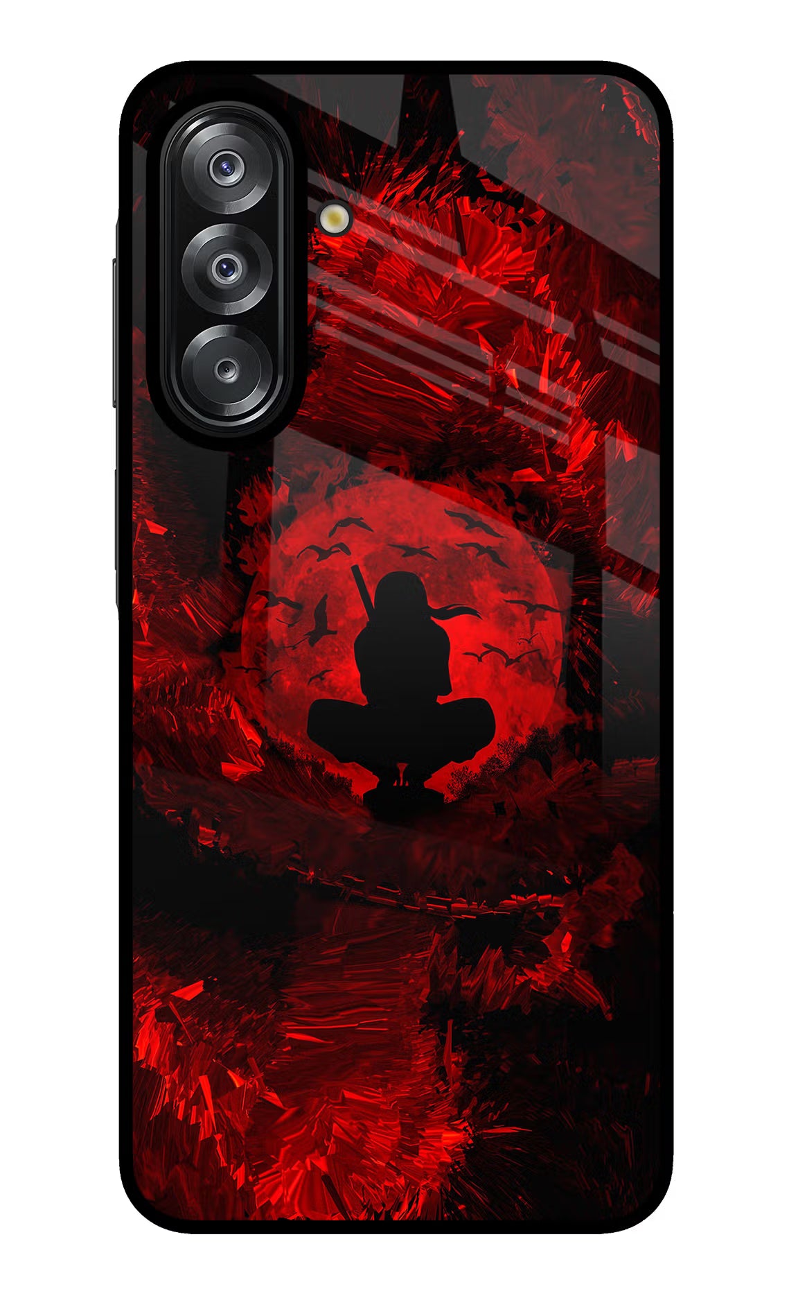 Itachi Uchiha Samsung A26 Glass Case - Itachi Uchiha Samsung A26 Glass Case Itachi Uchiha Samsung A26 Glass Case