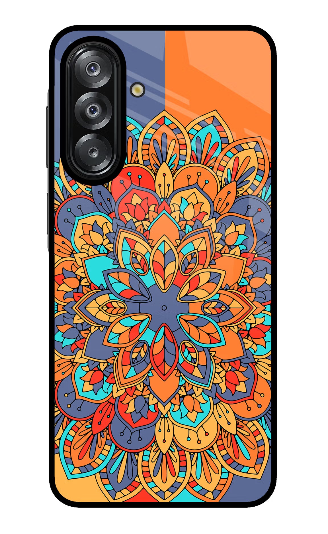 Color Mandala Samsung A26 Glass Case - Color Mandala Samsung A26 Glass Case Color Mandala Samsung A26 Glass Case