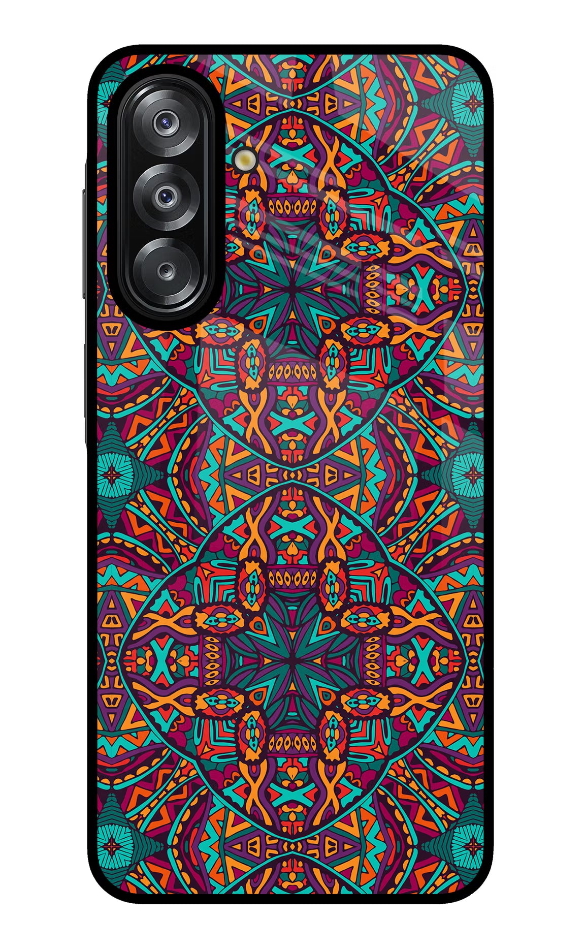 Colour Mandala Samsung A26 Glass Case - Colour Mandala Samsung A26 Glass Case Colour Mandala Samsung A26 Glass Case