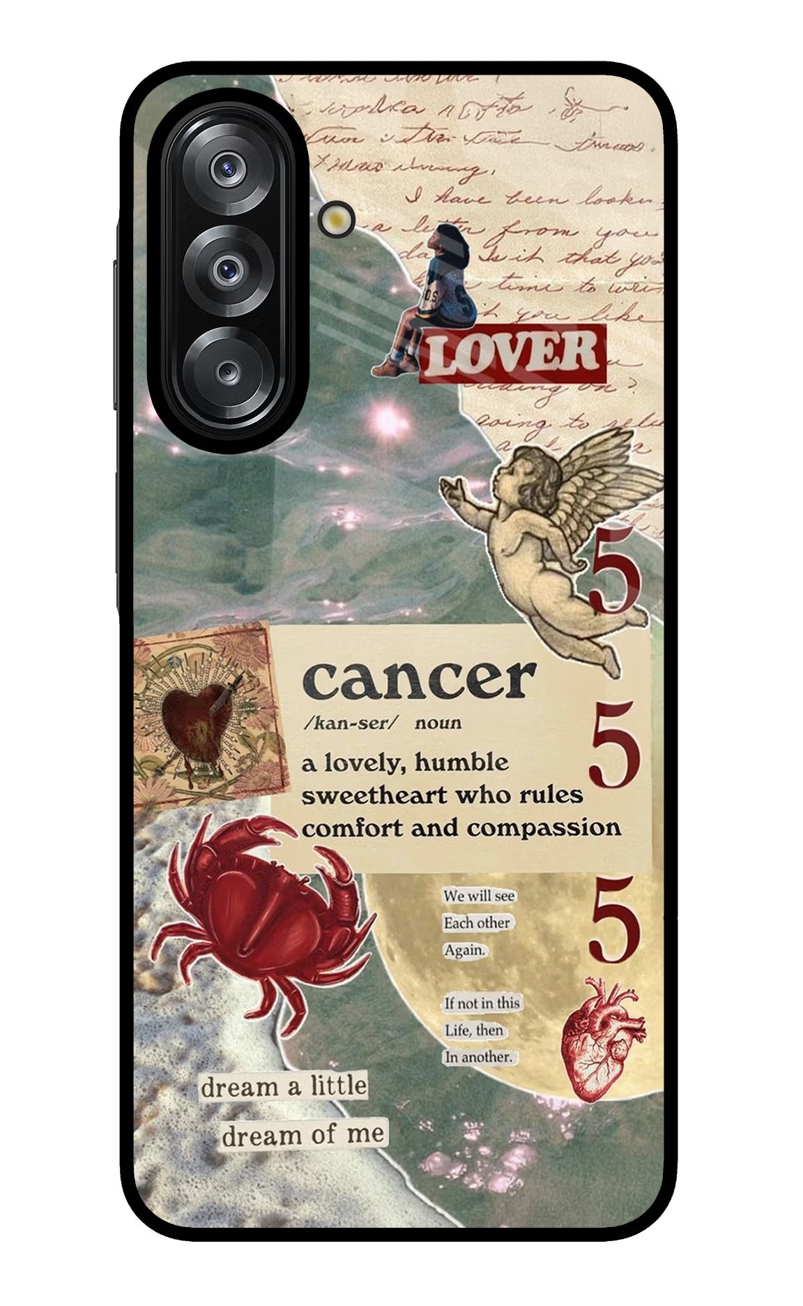 Cancer Zodiac Samsung A26 Glass Case - Cancer Zodiac Samsung A26 Glass Case Cancer Zodiac Samsung A26 Glass Case