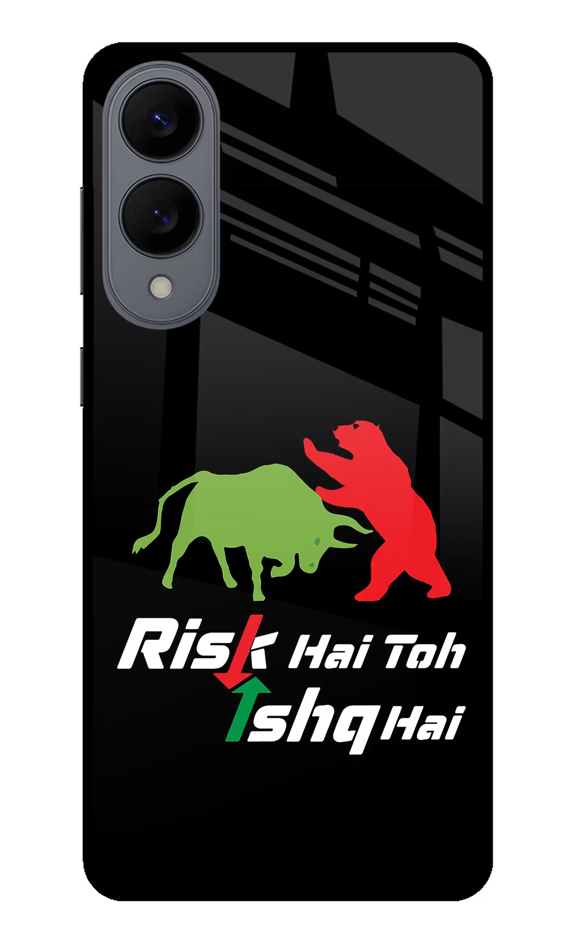 Risk Hai Toh Ishq Hai Samsung S25 Edge Glass Case - Risk Hai Toh Ishq Hai Samsung S25 Edge Glass Case Risk Hai Toh Ishq Hai Samsung S25 Edge Glass Case