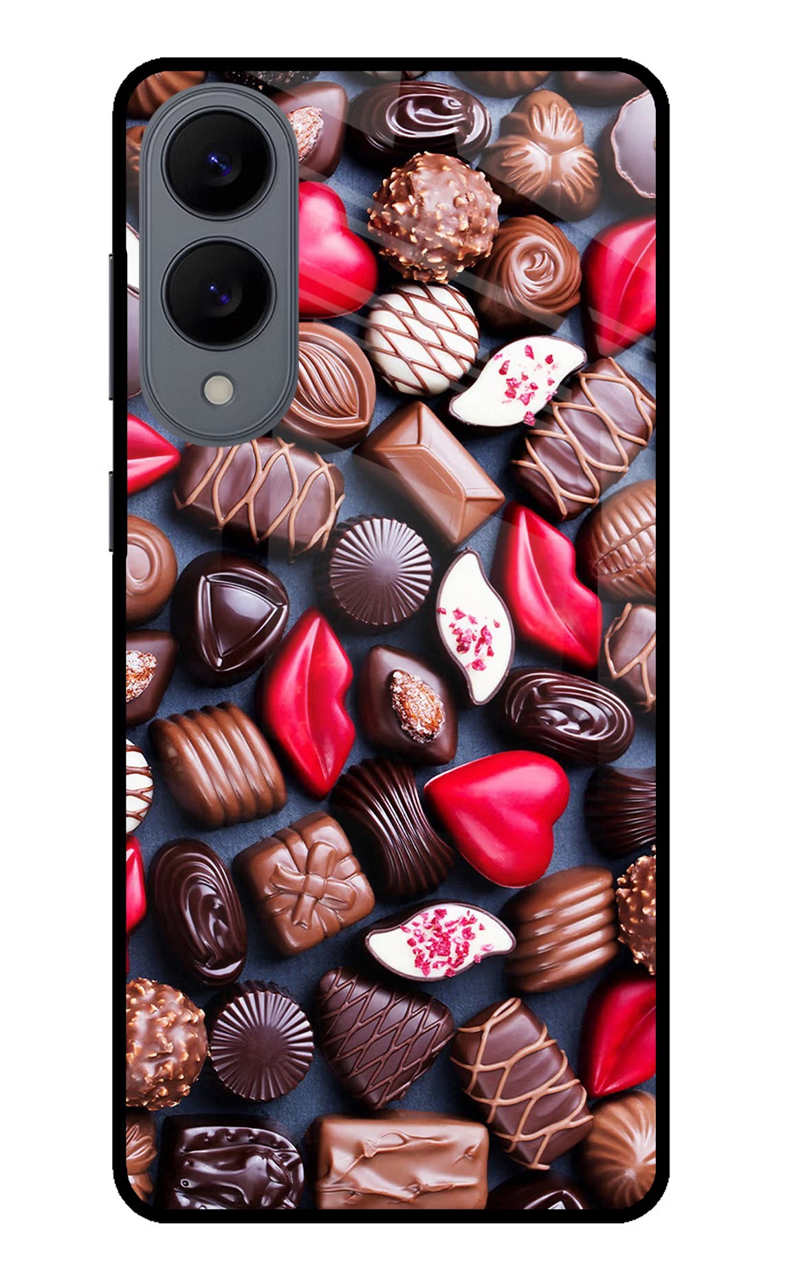 Chocolates Samsung S25 Edge Glass Case - Chocolates Samsung S25 Edge Glass Case Chocolates Samsung S25 Edge Glass Case
