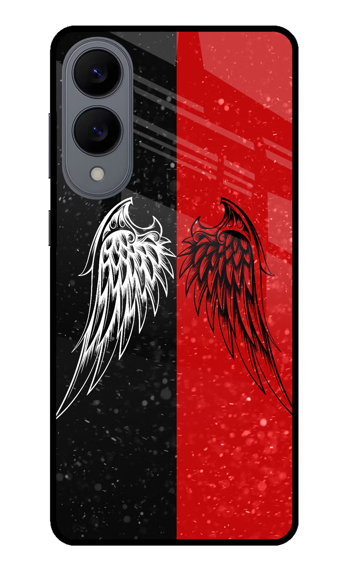 Wings Samsung S25 Edge Glass Case - Wings Samsung S25 Edge Glass Case Wings Samsung S25 Edge Glass Case