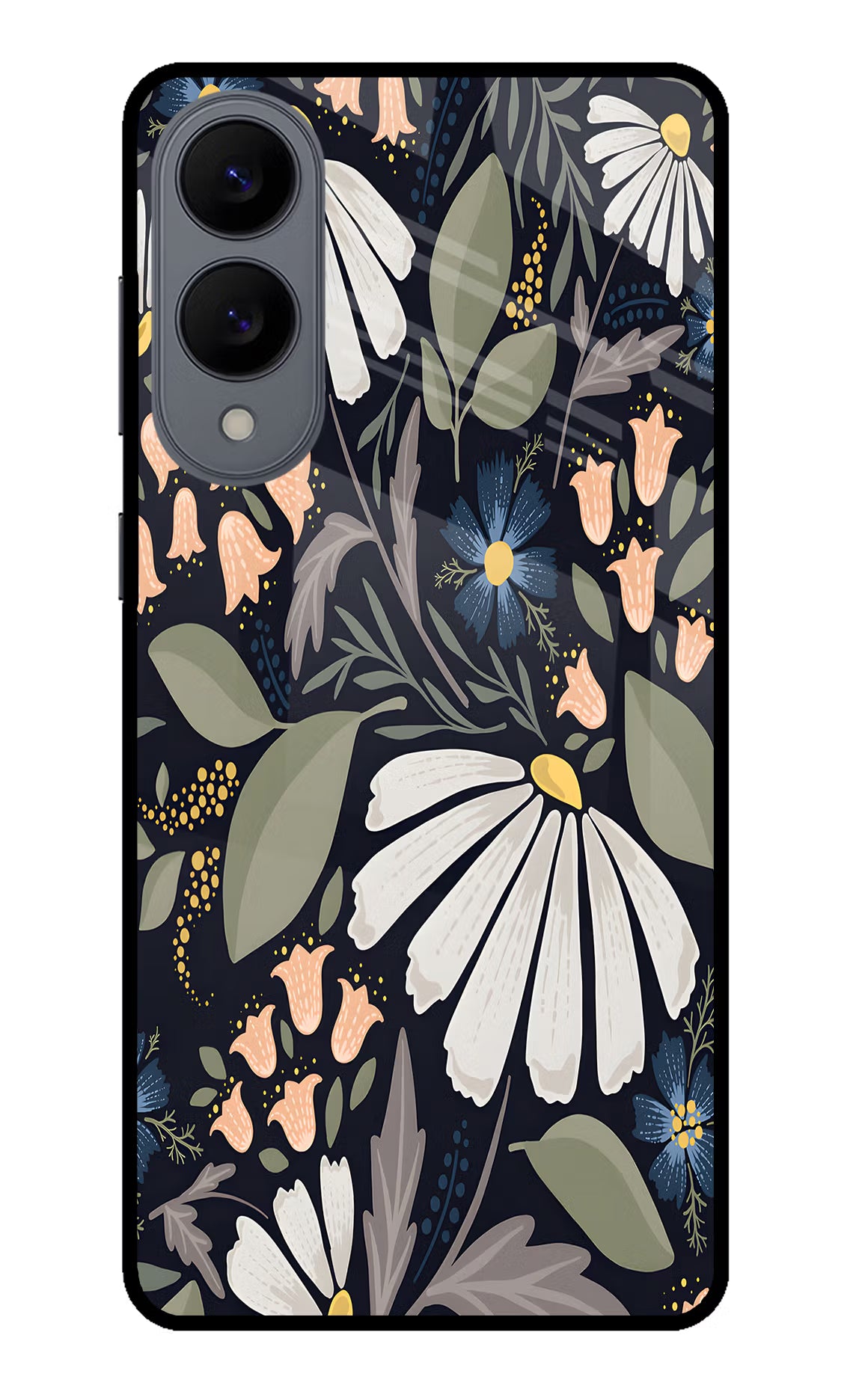 Flowers Art Samsung S25 Edge Glass Case - Flowers Art Samsung S25 Edge Glass Case Flowers Art Samsung S25 Edge Glass Case