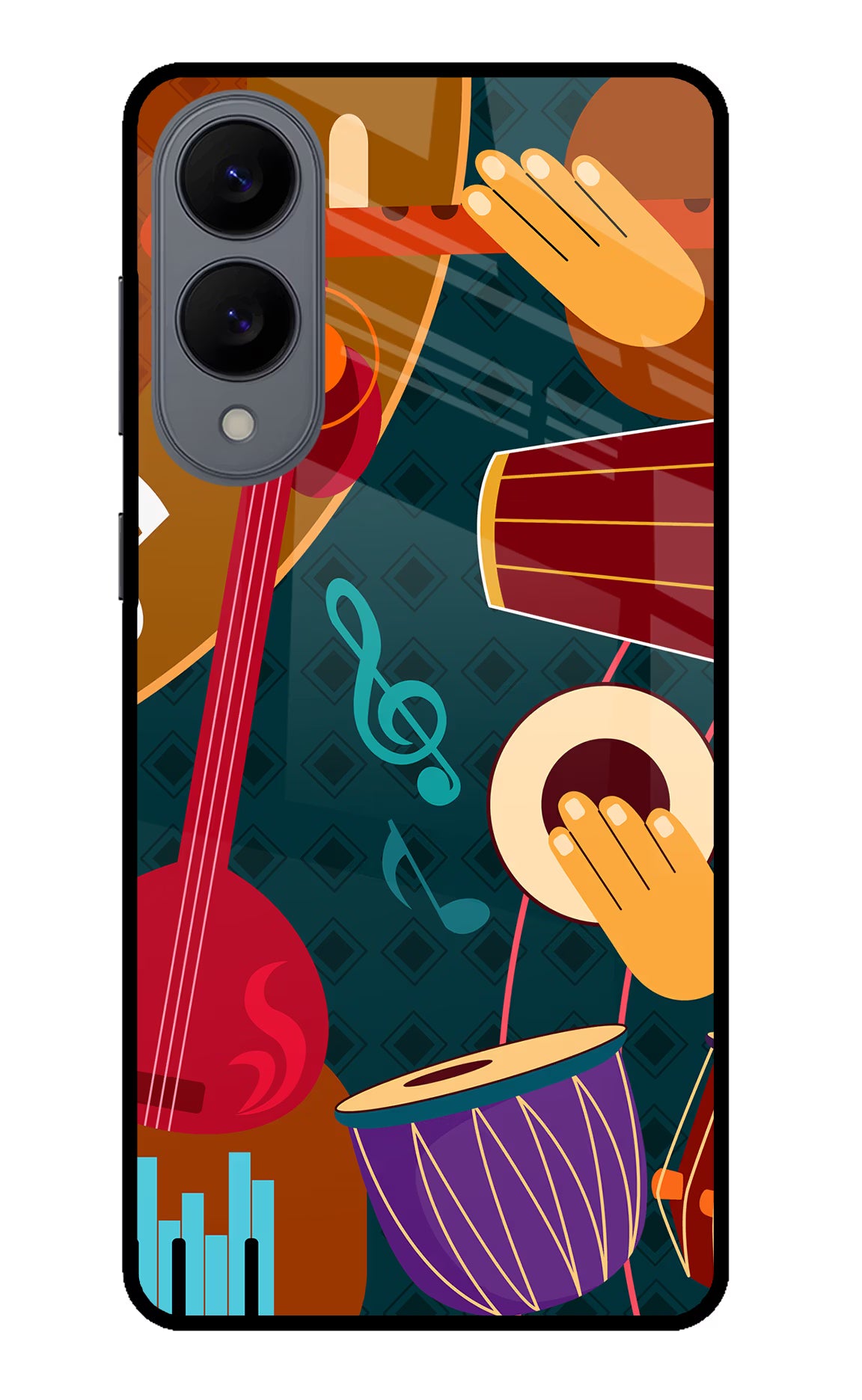 Music Instrument Samsung S25 Edge Glass Case - Music Instrument Samsung S25 Edge Glass Case Music Instrument Samsung S25 Edge Glass Case