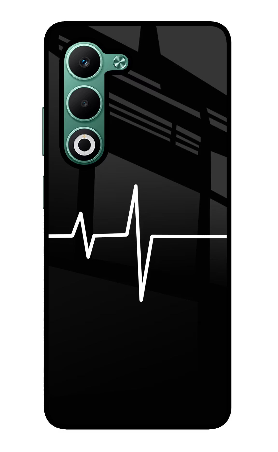 Heart Beats Oppo A5 5G Glass Case - Heart Beats Oppo A5 5G Glass Case Heart Beats Oppo A5 5G Glass Case