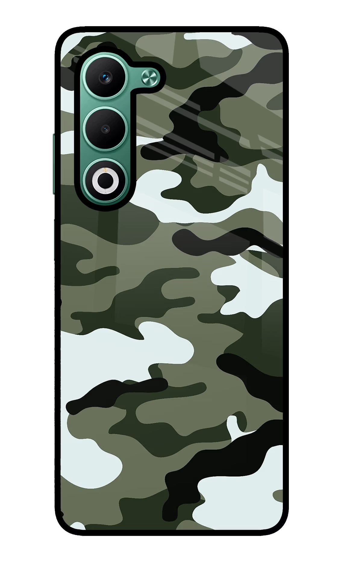 Camouflage Oppo A5 5G Glass Case - Camouflage Oppo A5 5G Glass Case Camouflage Oppo A5 5G Glass Case