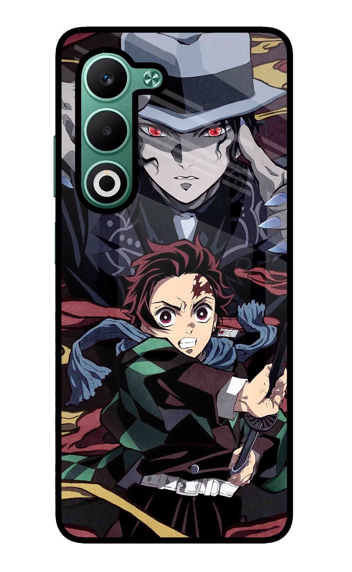 Demon Slayer Oppo A5 5G Glass Case - Demon Slayer Oppo A5 5G Glass Case Demon Slayer Oppo A5 5G Glass Case