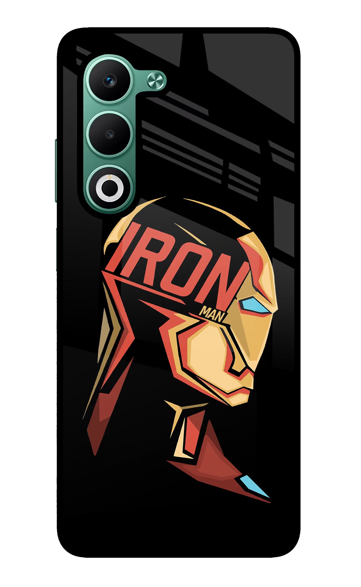 IronMan Oppo A5 5G Glass Case - IronMan Oppo A5 5G Glass Case IronMan Oppo A5 5G Glass Case