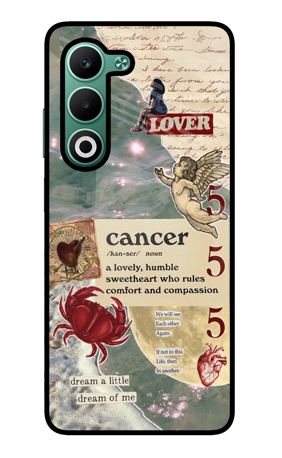 Cancer Zodiac Oppo A5 5G Glass Case - Cancer Zodiac Oppo A5 5G Glass Case Cancer Zodiac Oppo A5 5G Glass Case