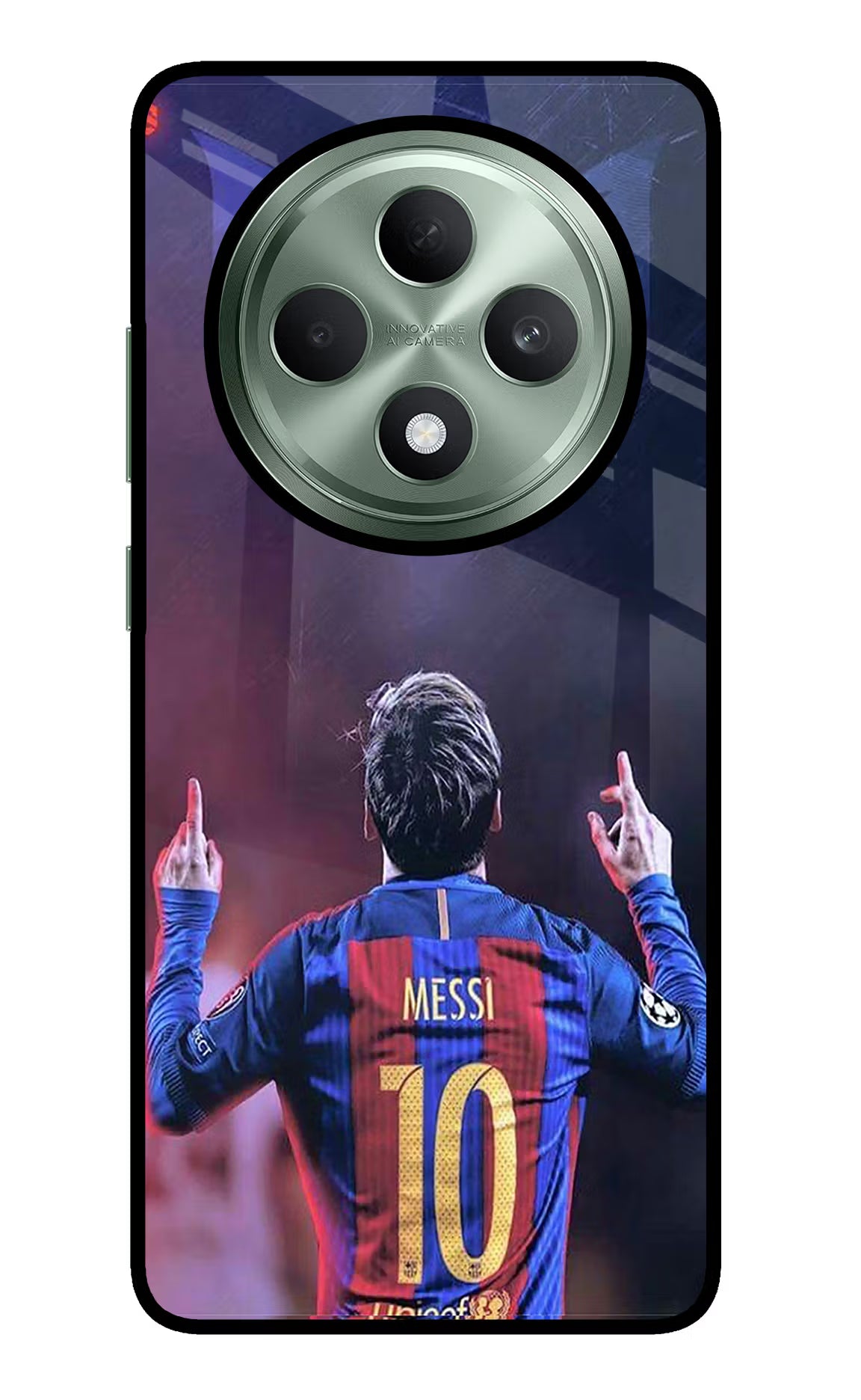 Messi Oppo F27 5G Glass Case - Messi Oppo F27 5G Glass Case Messi Oppo F27 5G Glass Case