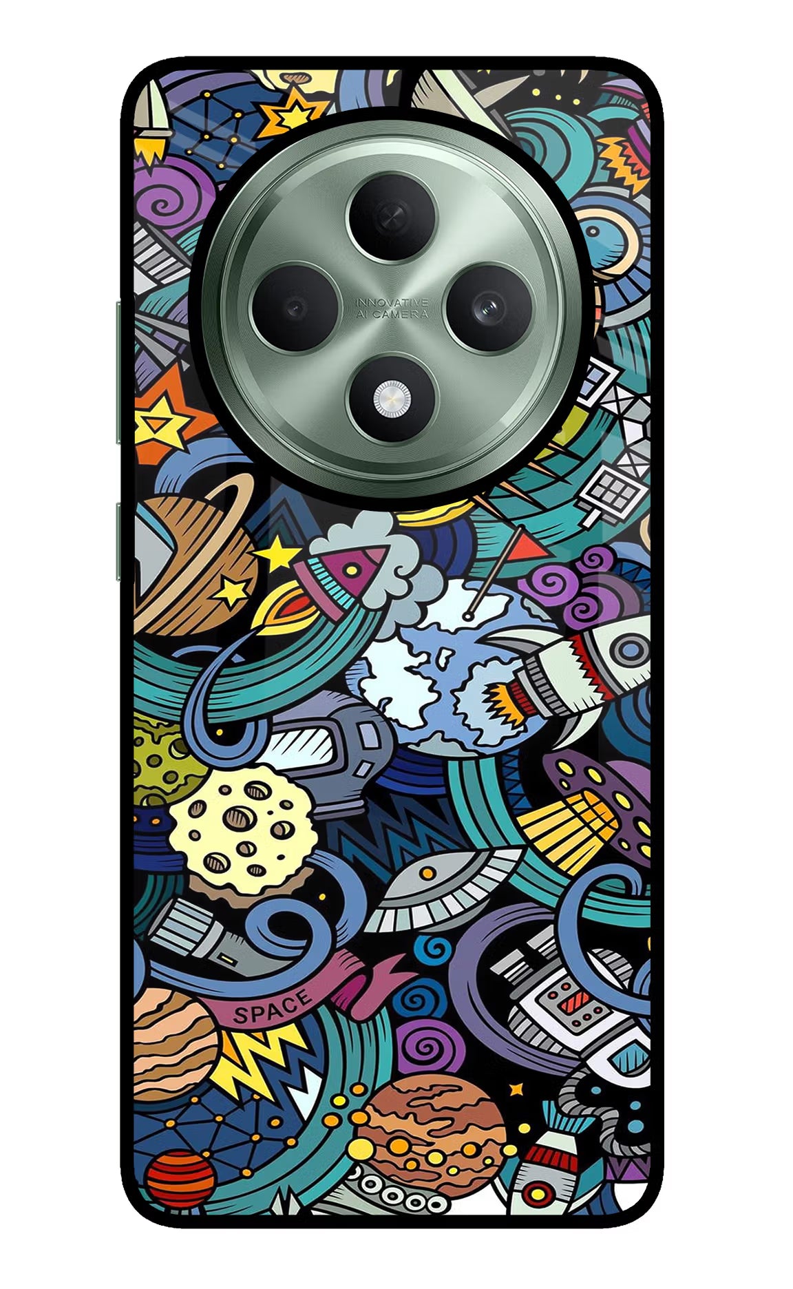 Space Abstract Oppo F27 5G Glass Case - Space Abstract Oppo F27 5G Glass Case Space Abstract Oppo F27 5G Glass Case