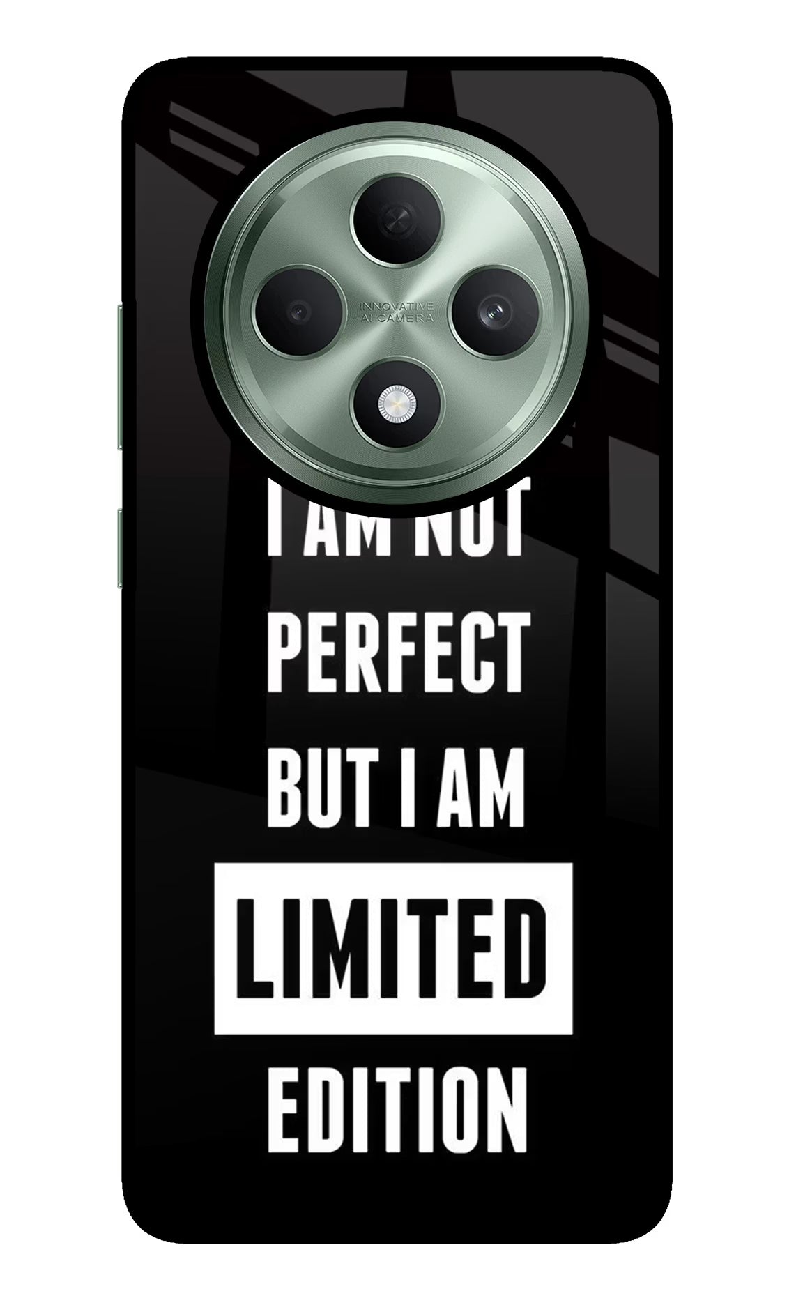 I Am Not Perfect But I Am Limited Edition Oppo F27 5G Glass Case - I Am Not Perfect But I Am Limited Edition Oppo F27 5G Glass Case I Am Not Perfect But I Am Limited Edition Oppo F27 5G Glass Case