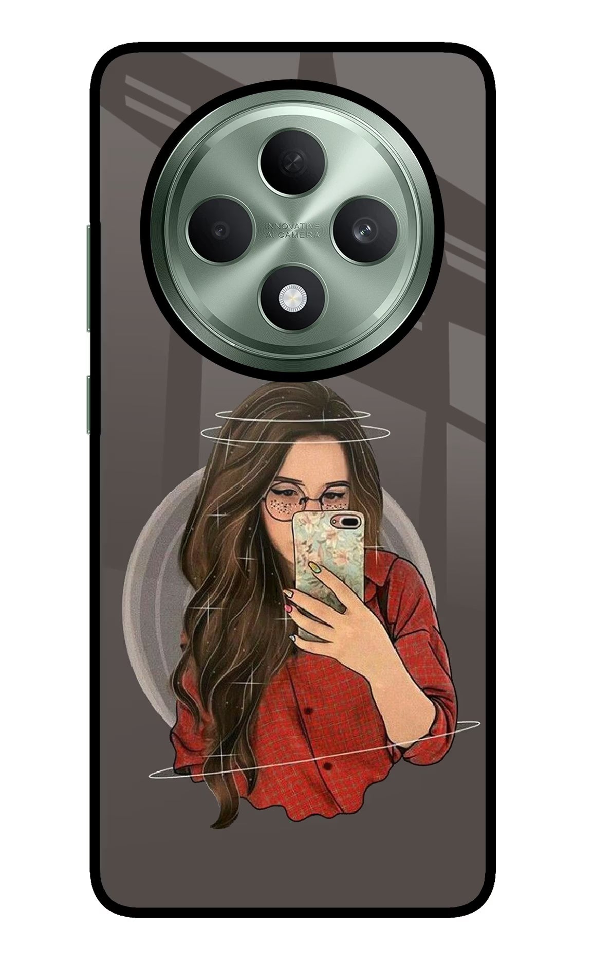 Selfie Queen Oppo F27 5G Glass Case - Selfie Queen Oppo F27 5G Glass Case Selfie Queen Oppo F27 5G Glass Case