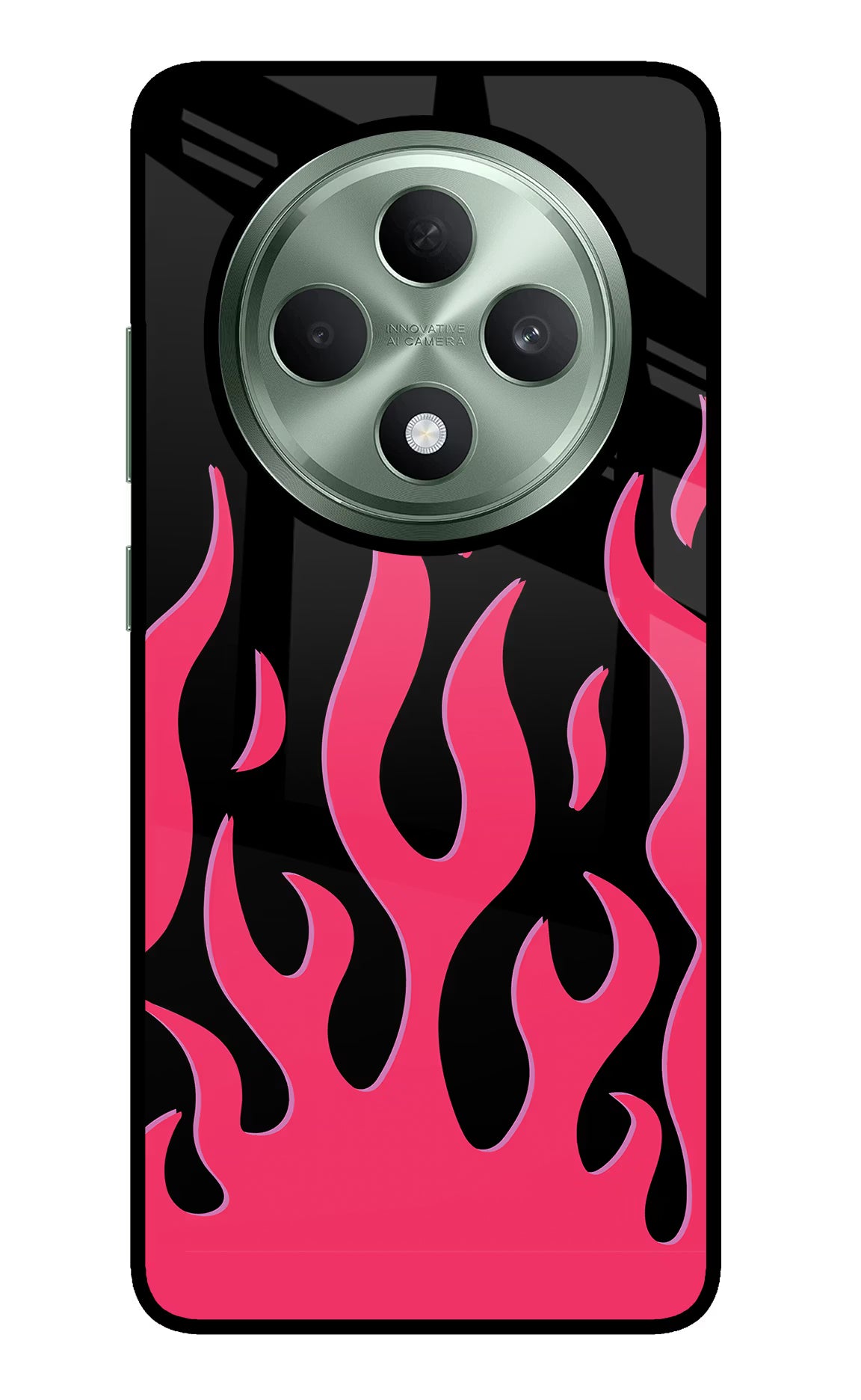 Fire Flames Oppo F27 5G Glass Case - Fire Flames Oppo F27 5G Glass Case Fire Flames Oppo F27 5G Glass Case