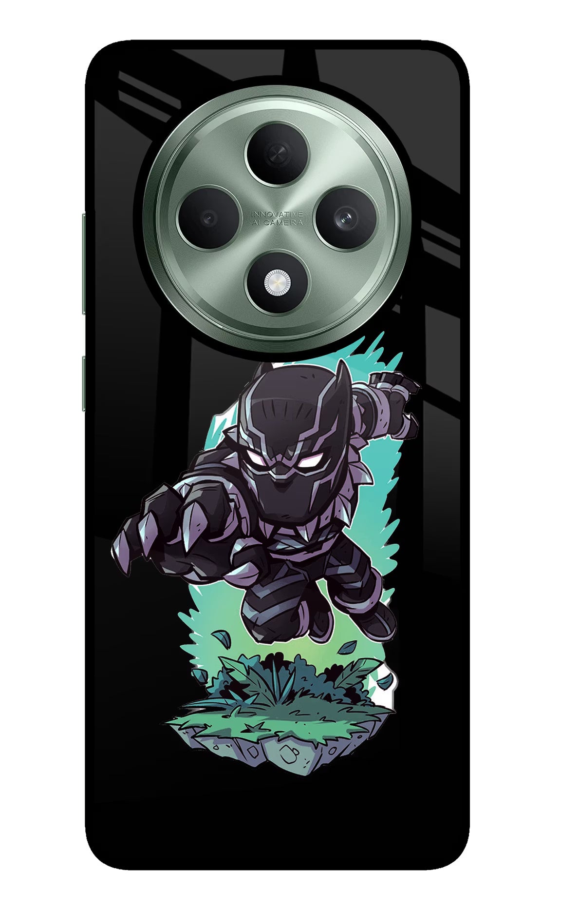 Black Panther Oppo F27 5G Glass Case - Black Panther Oppo F27 5G Glass Case Black Panther Oppo F27 5G Glass Case