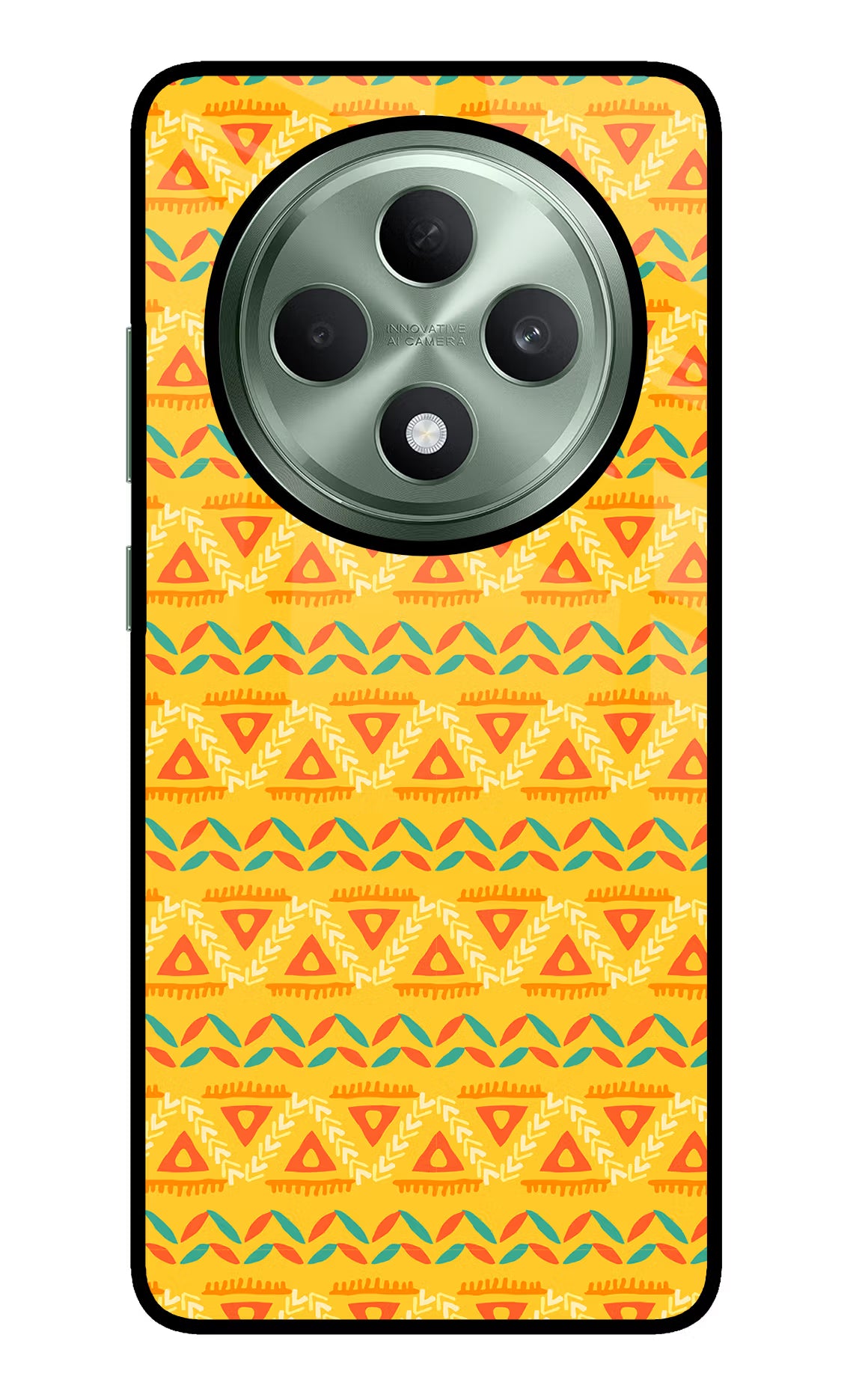 Tribal Pattern Oppo F27 5G Glass Case - Tribal Pattern Oppo F27 5G Glass Case Tribal Pattern Oppo F27 5G Glass Case