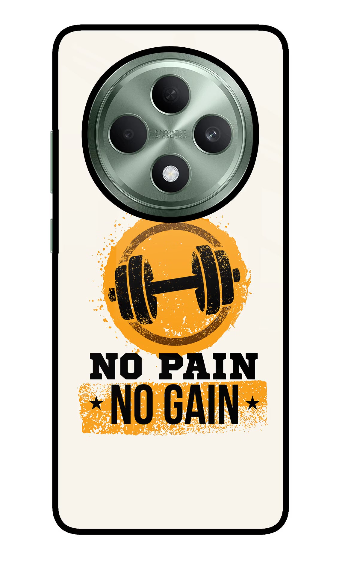 No Pain No Gain Oppo F27 5G Glass Case - No Pain No Gain Oppo F27 5G Glass Case No Pain No Gain Oppo F27 5G Glass Case