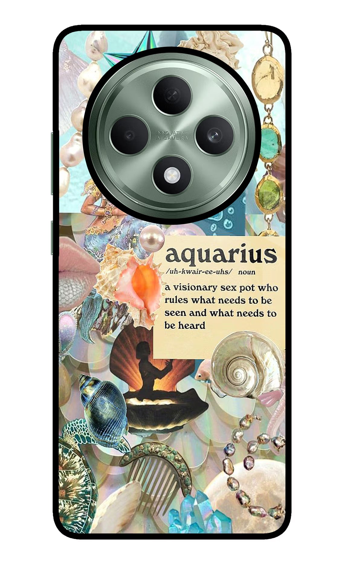Aquarius Zodiac Oppo F27 5G Glass Case - Aquarius Zodiac Oppo F27 5G Glass Case Aquarius Zodiac Oppo F27 5G Glass Case