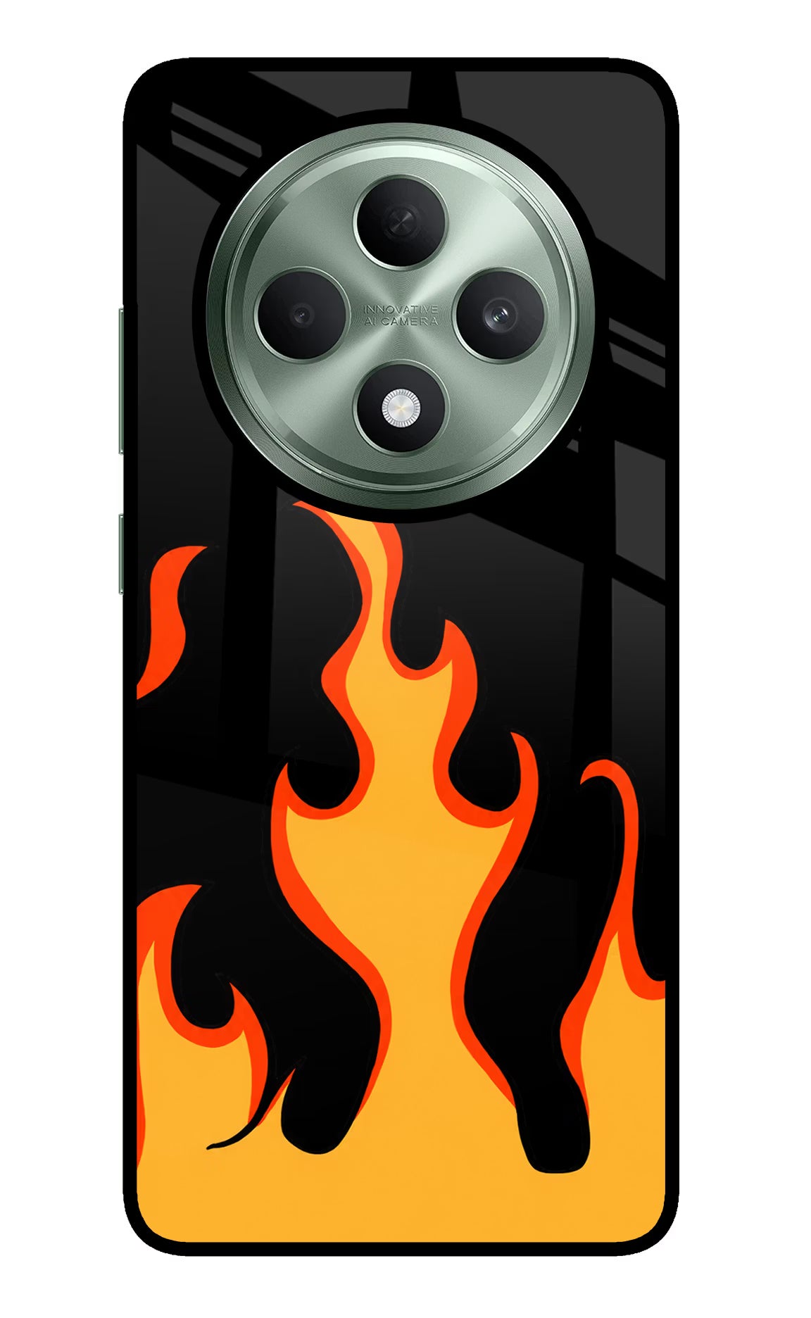 Fired Up – Black Oppo F27 5G Glass Case - Fired Up – Black Oppo F27 5G Glass Case Fired Up – Black Oppo F27 5G Glass Case