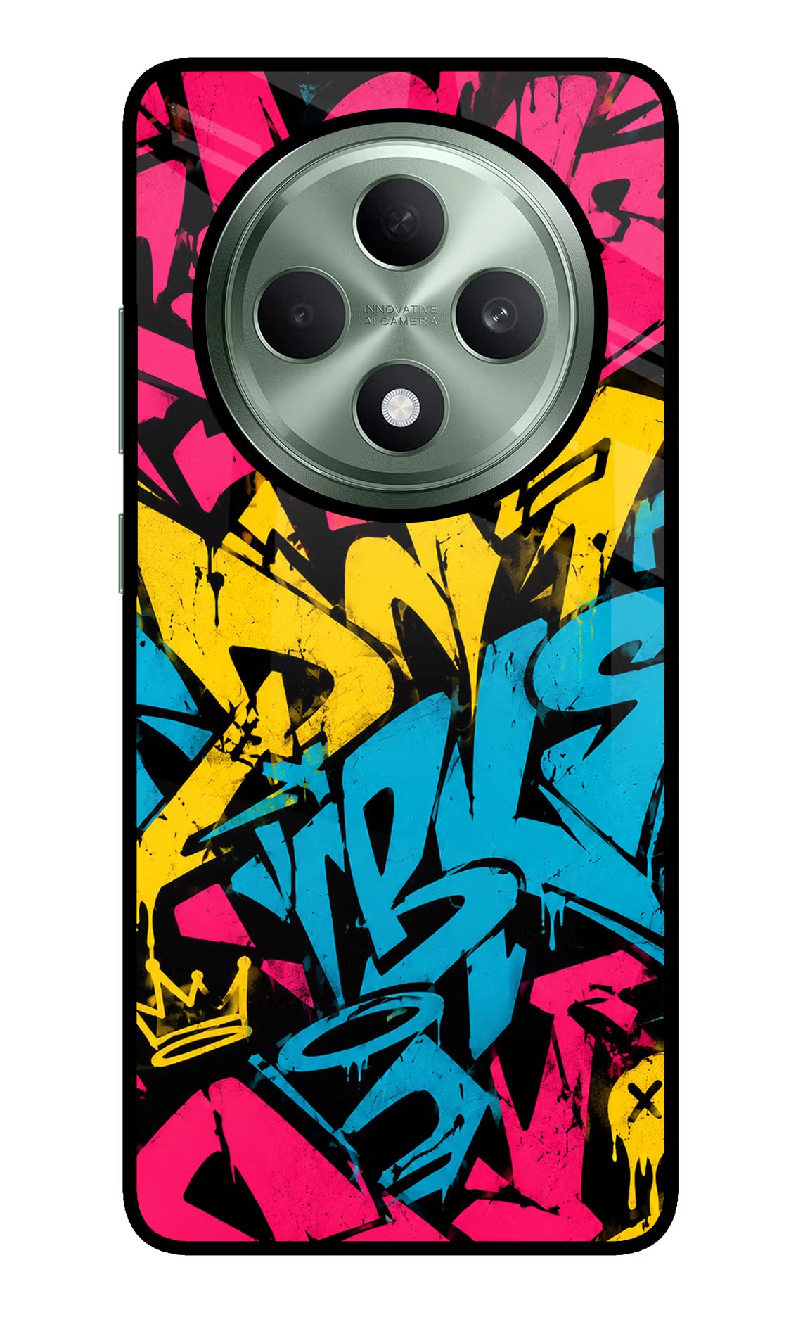 Graffiti Vibe Oppo F27 5G Glass Case - Graffiti Vibe Oppo F27 5G Glass Case Graffiti Vibe Oppo F27 5G Glass Case