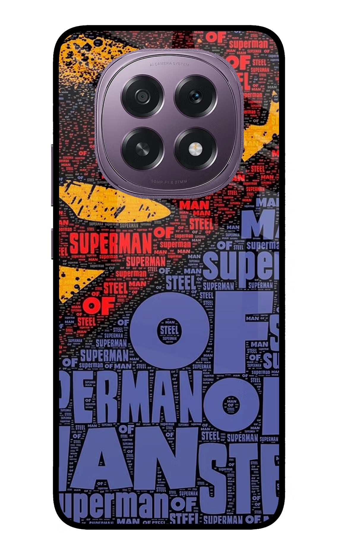 Superman Oppo F29 5G Glass Case Back Cover by Casekaro