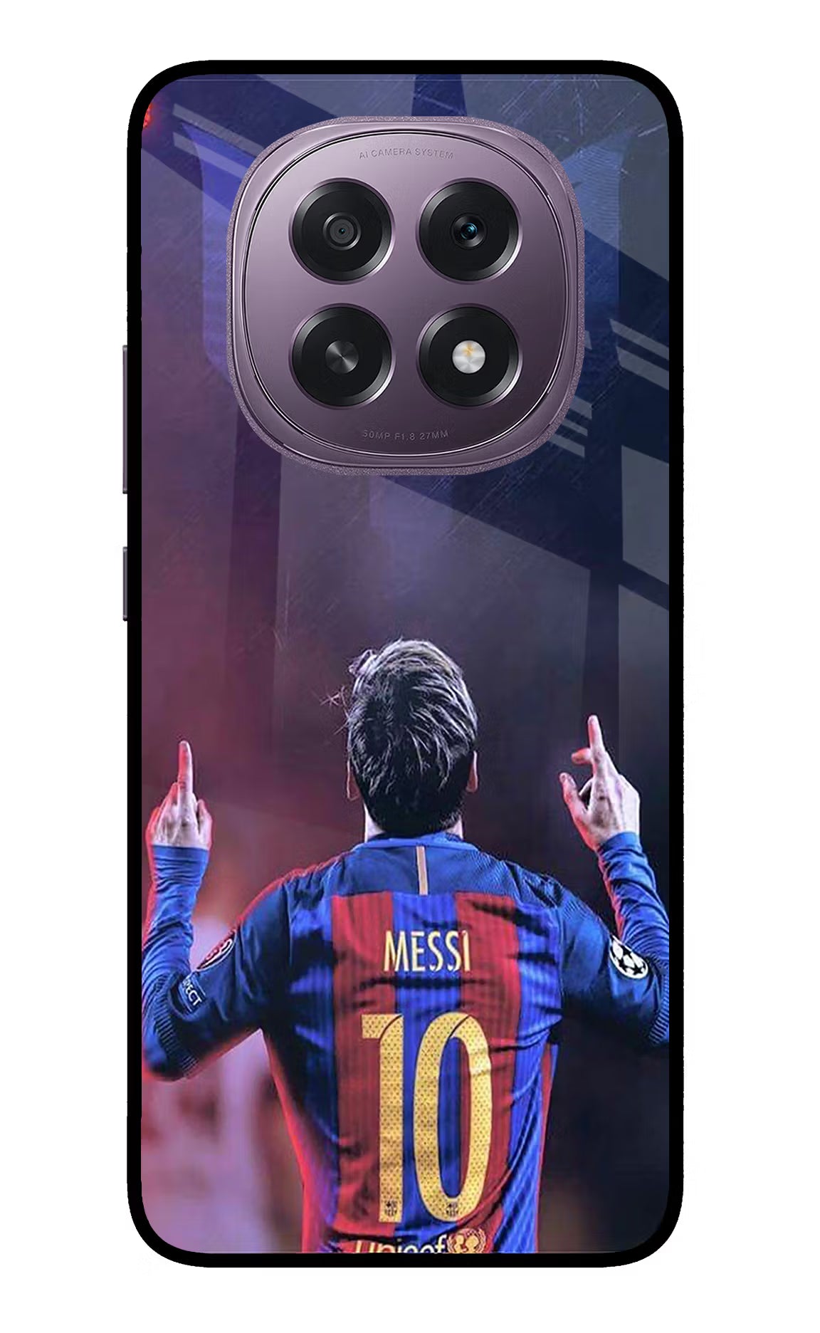 Messi Oppo F29 5G Glass Case - Messi Oppo F29 5G Glass Case Messi Oppo F29 5G Glass Case