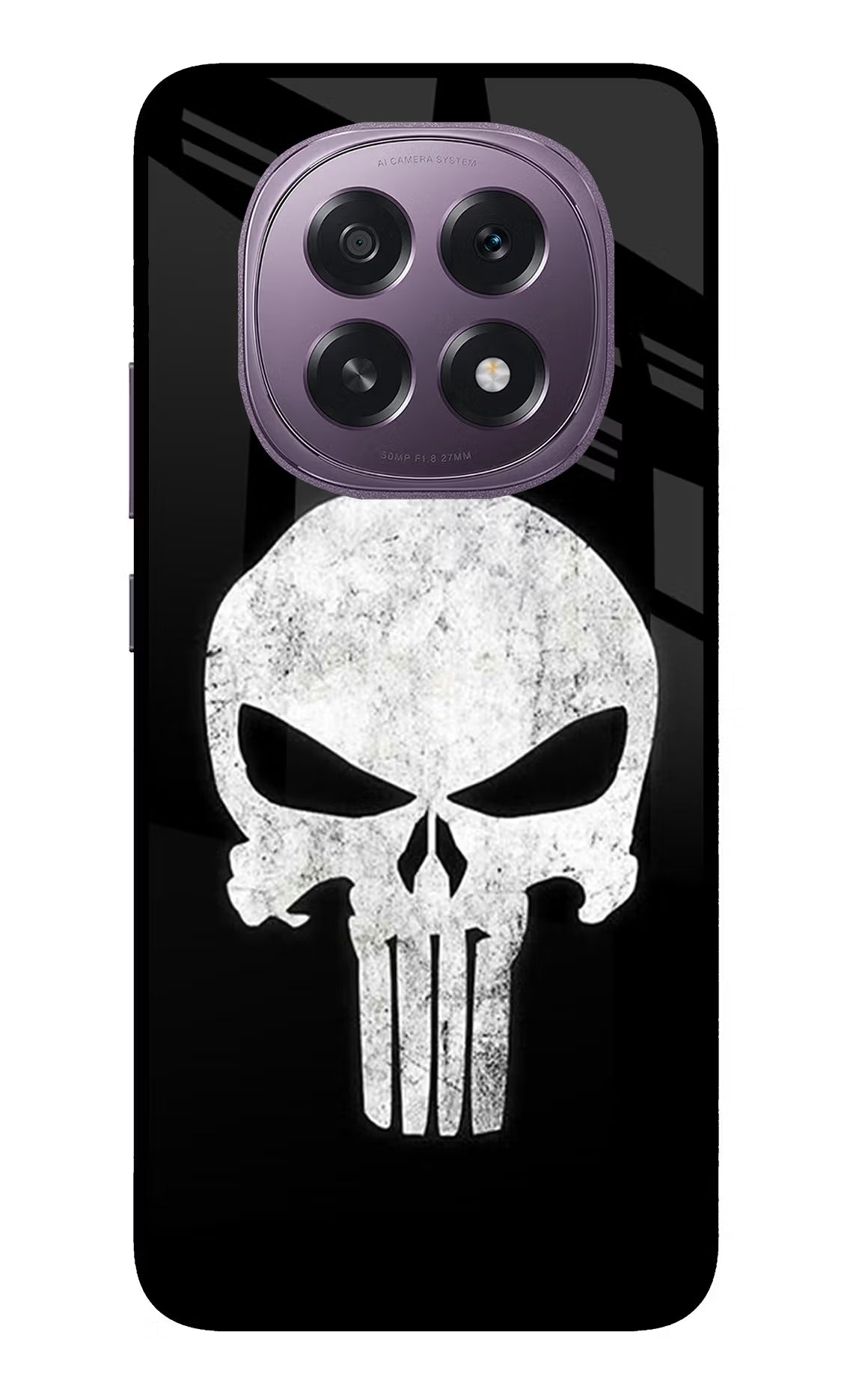Punisher Skull Oppo F29 5G Glass Case Back Cover by Casekaro