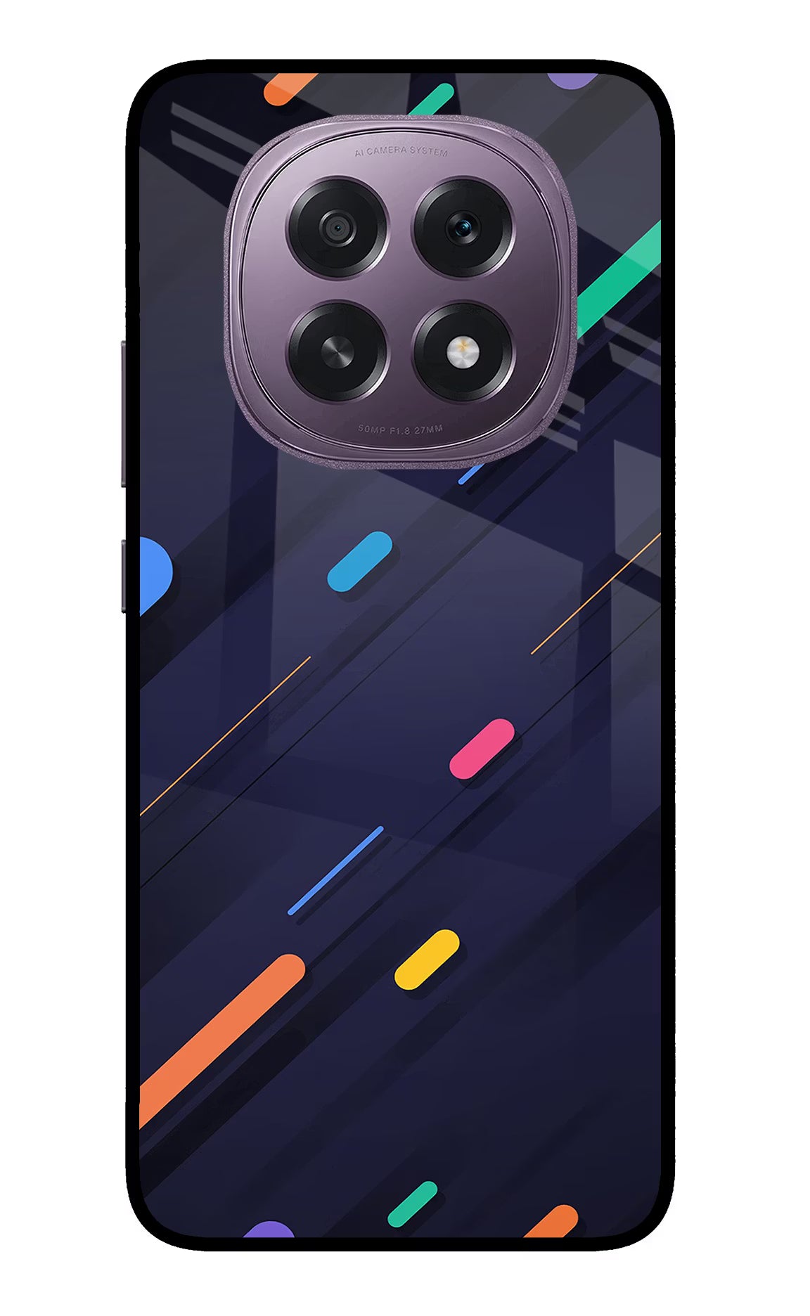 Abstract Design Oppo F29 5G Glass Case Back Cover by Casekaro