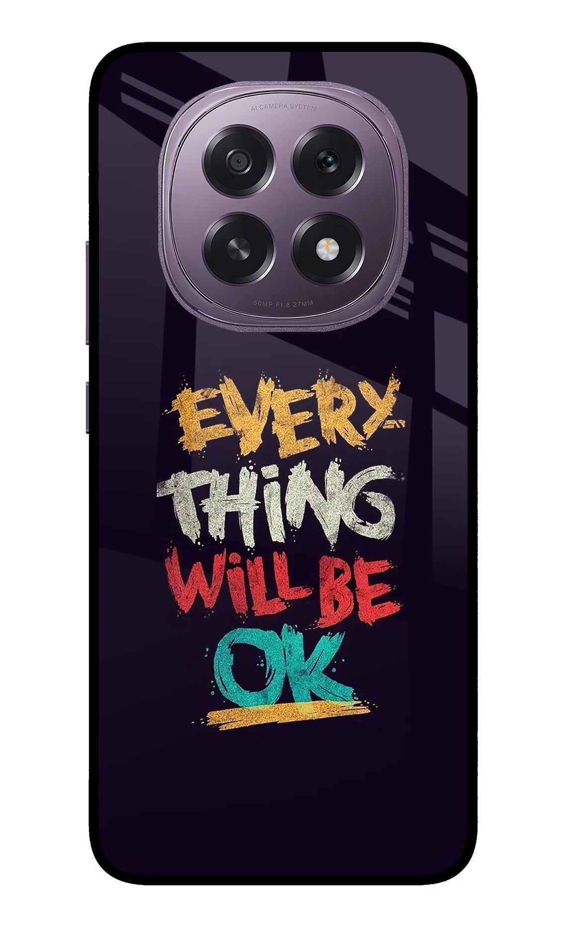 Everything Will Be Ok Oppo F29 5G Glass Case - Everything Will Be Ok Oppo F29 5G Glass Case Everything Will Be Ok Oppo F29 5G Glass Case