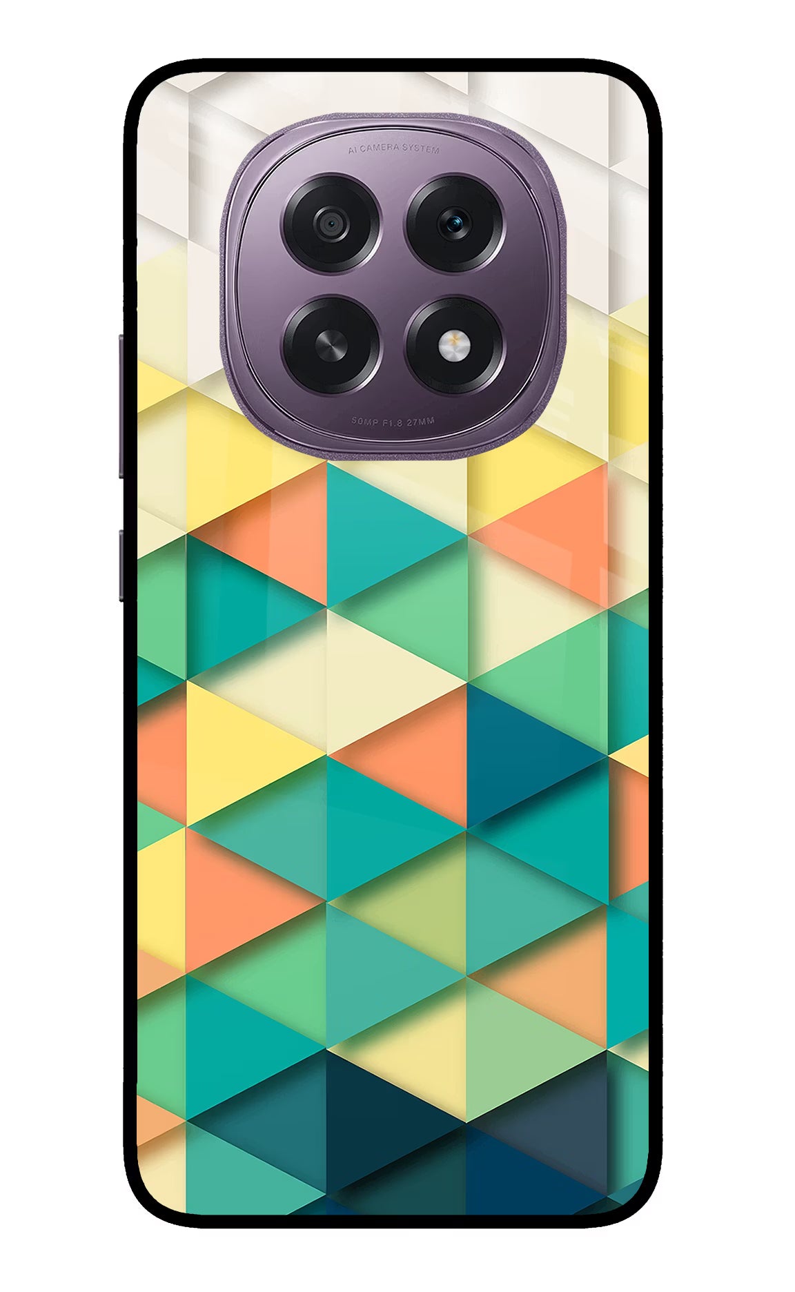 Abstract Oppo F29 5G Glass Case Back Cover by Casekaro