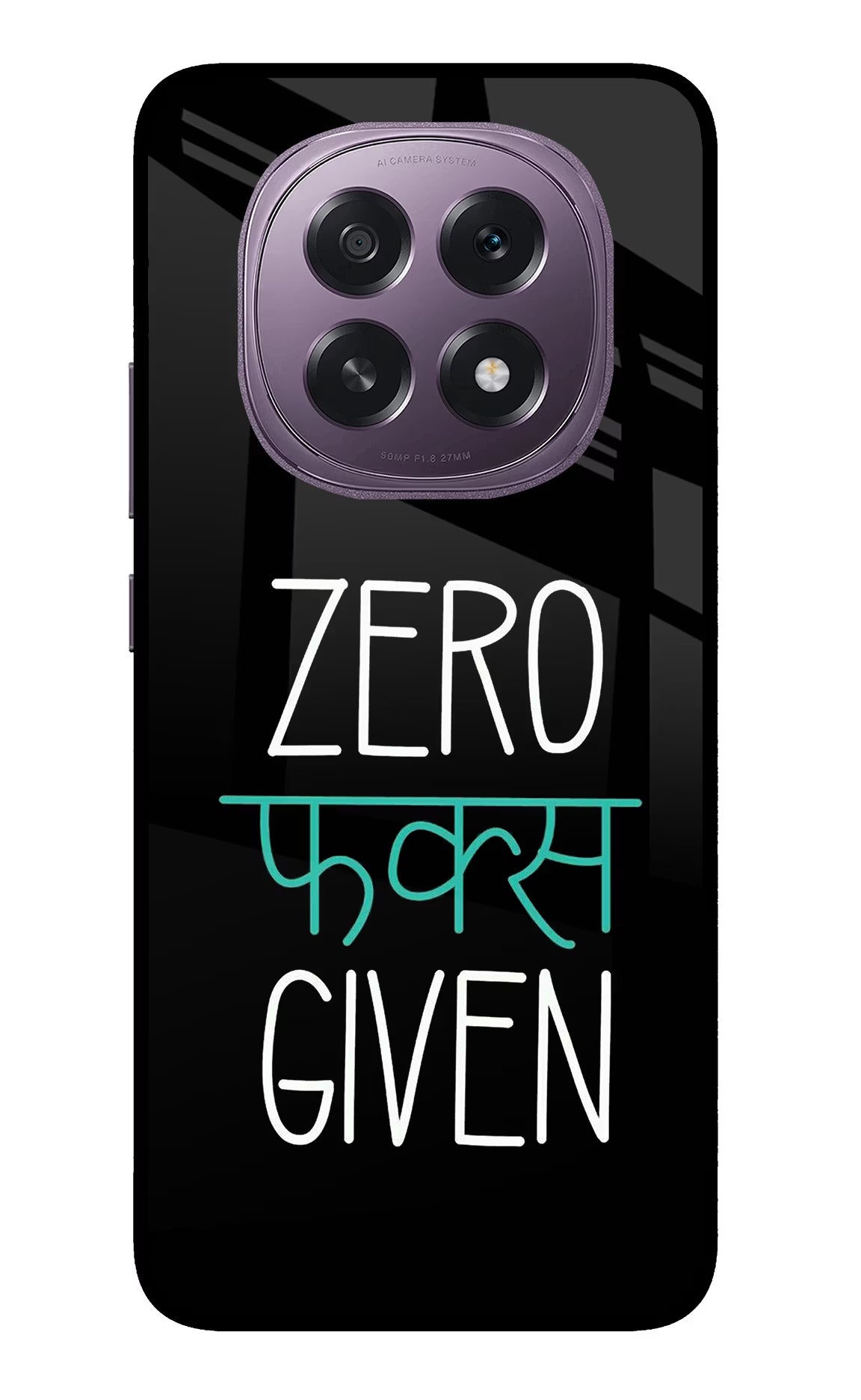 Zero Fucks Given Oppo F29 5G Glass Case - Zero Fucks Given Oppo F29 5G Glass Case Zero Fucks Given Oppo F29 5G Glass Case