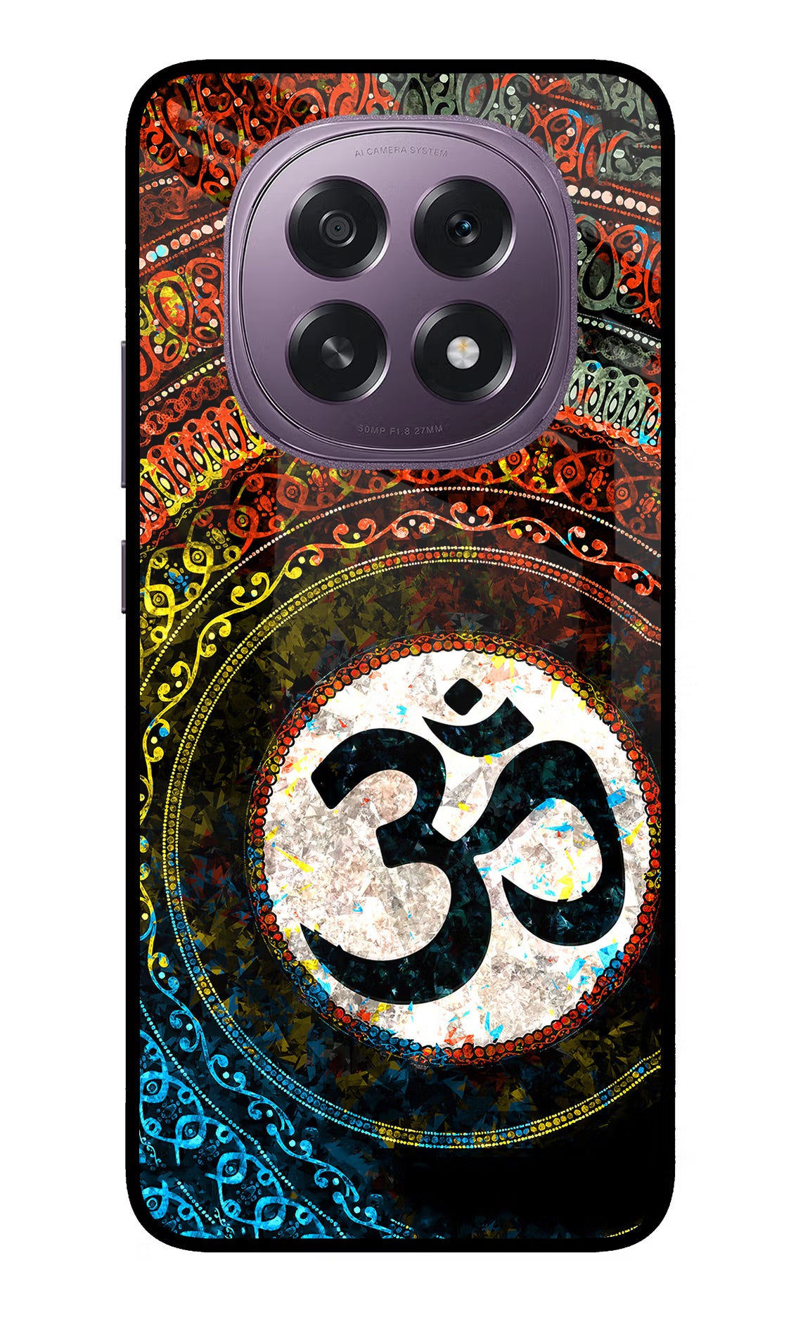 Om Cultural Oppo F29 5G Glass Case - Om Cultural Oppo F29 5G Glass Case Om Cultural Oppo F29 5G Glass Case