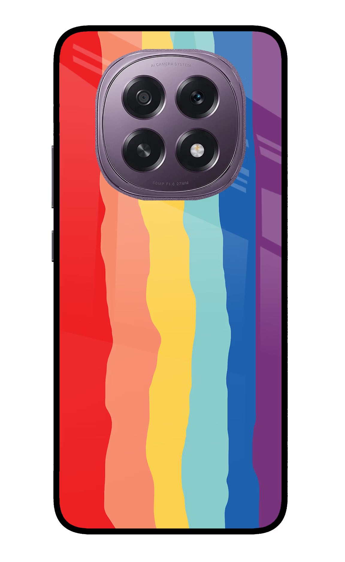 Rainbow Oppo F29 5G Glass Case - Rainbow Oppo F29 5G Glass Case Rainbow Oppo F29 5G Glass Case