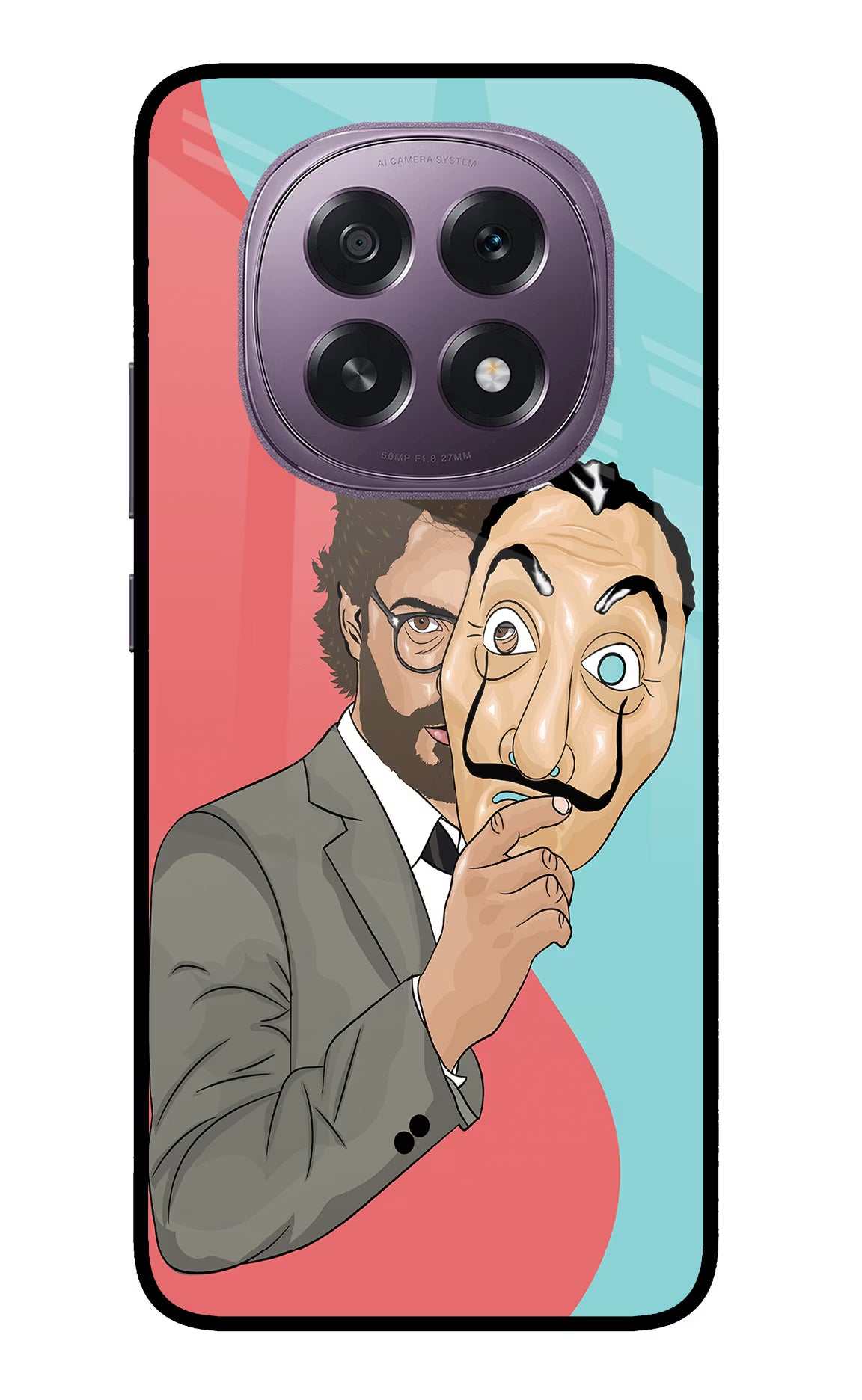 Professor Oppo F29 5G Glass Case Back Cover by Casekaro