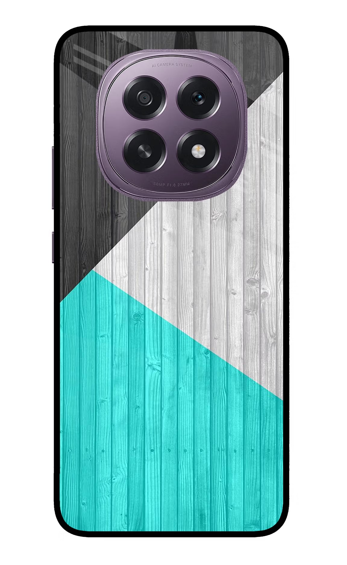 Wooden Abstract Oppo F29 5G Glass Case Back Cover by Casekaro