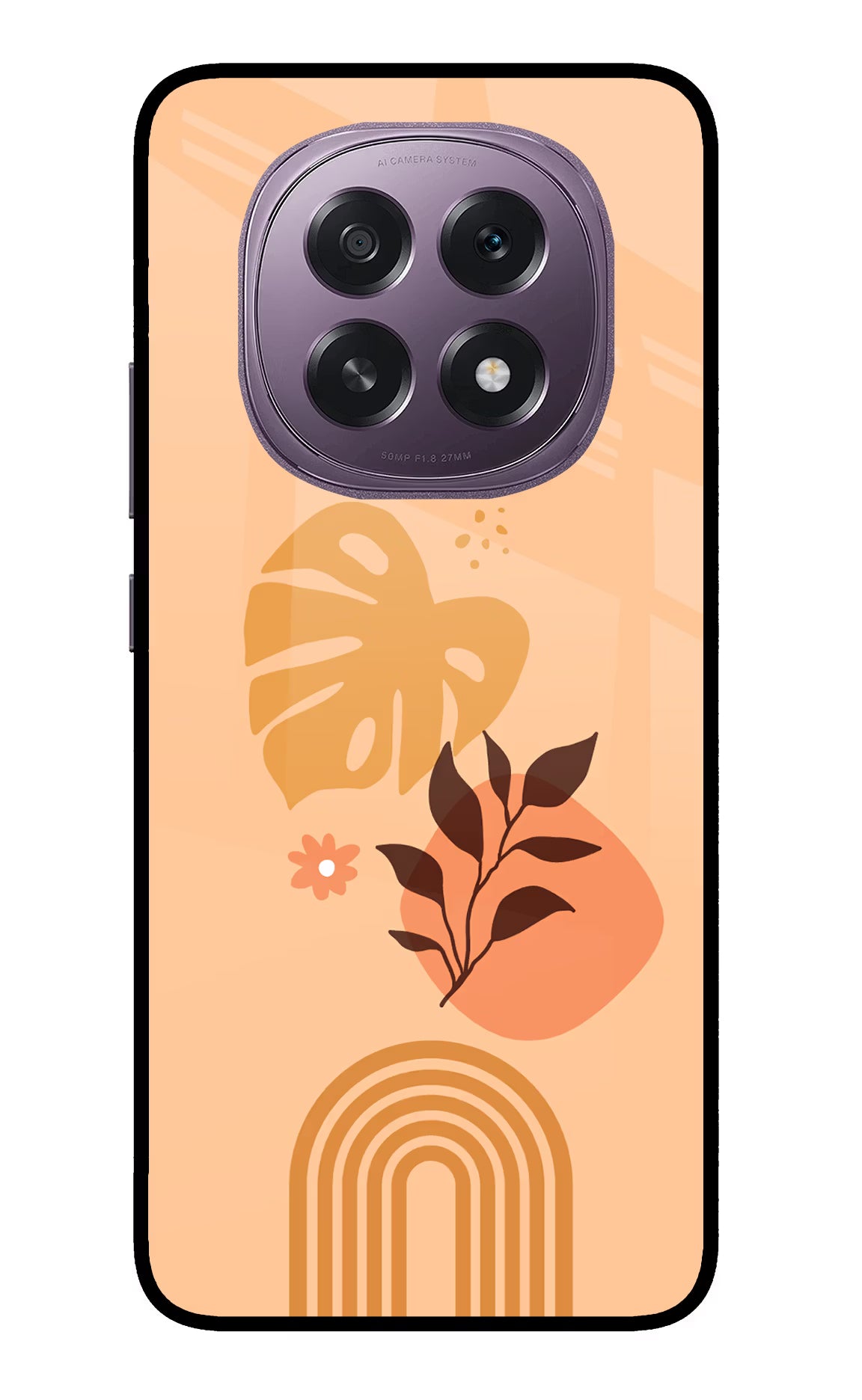 Bohemian Art Oppo F29 5G Glass Case Back Cover by Casekaro