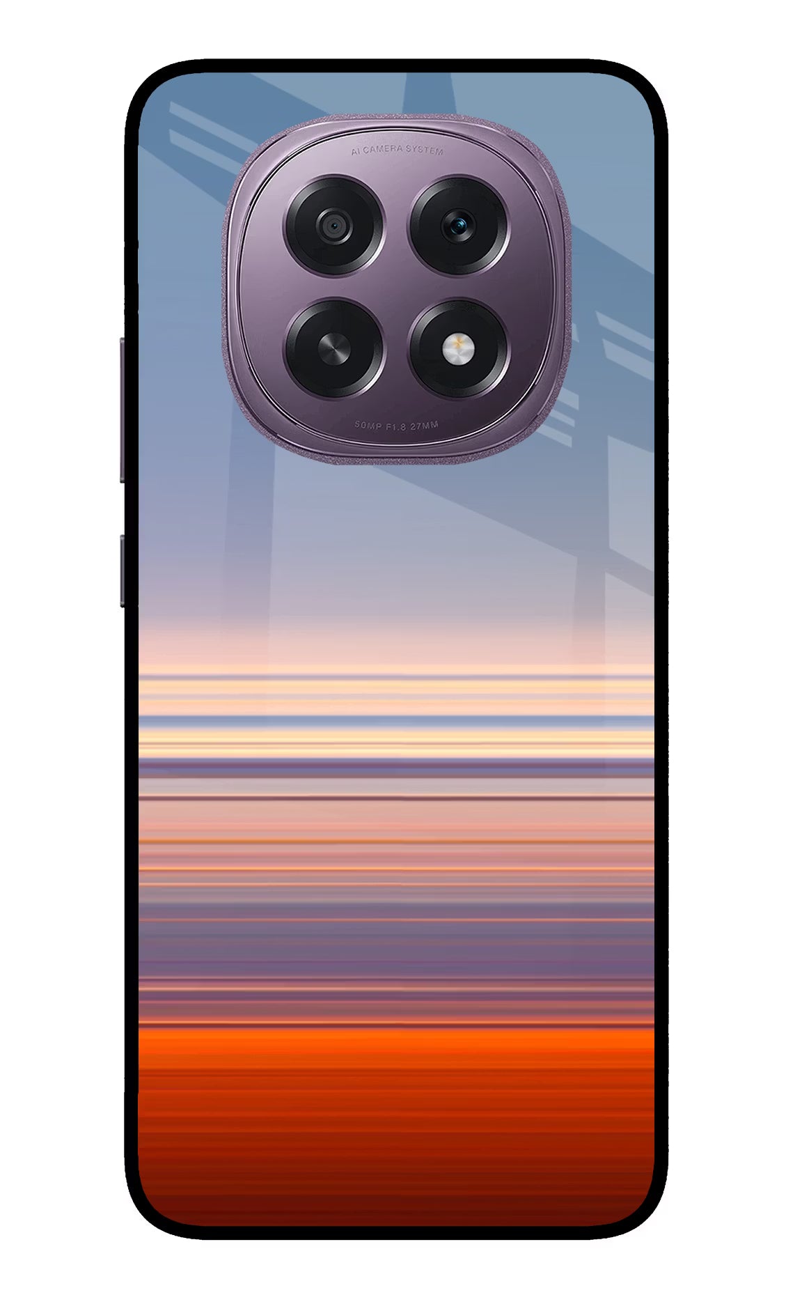 Morning Colors Oppo F29 5G Glass Case Back Cover by Casekaro