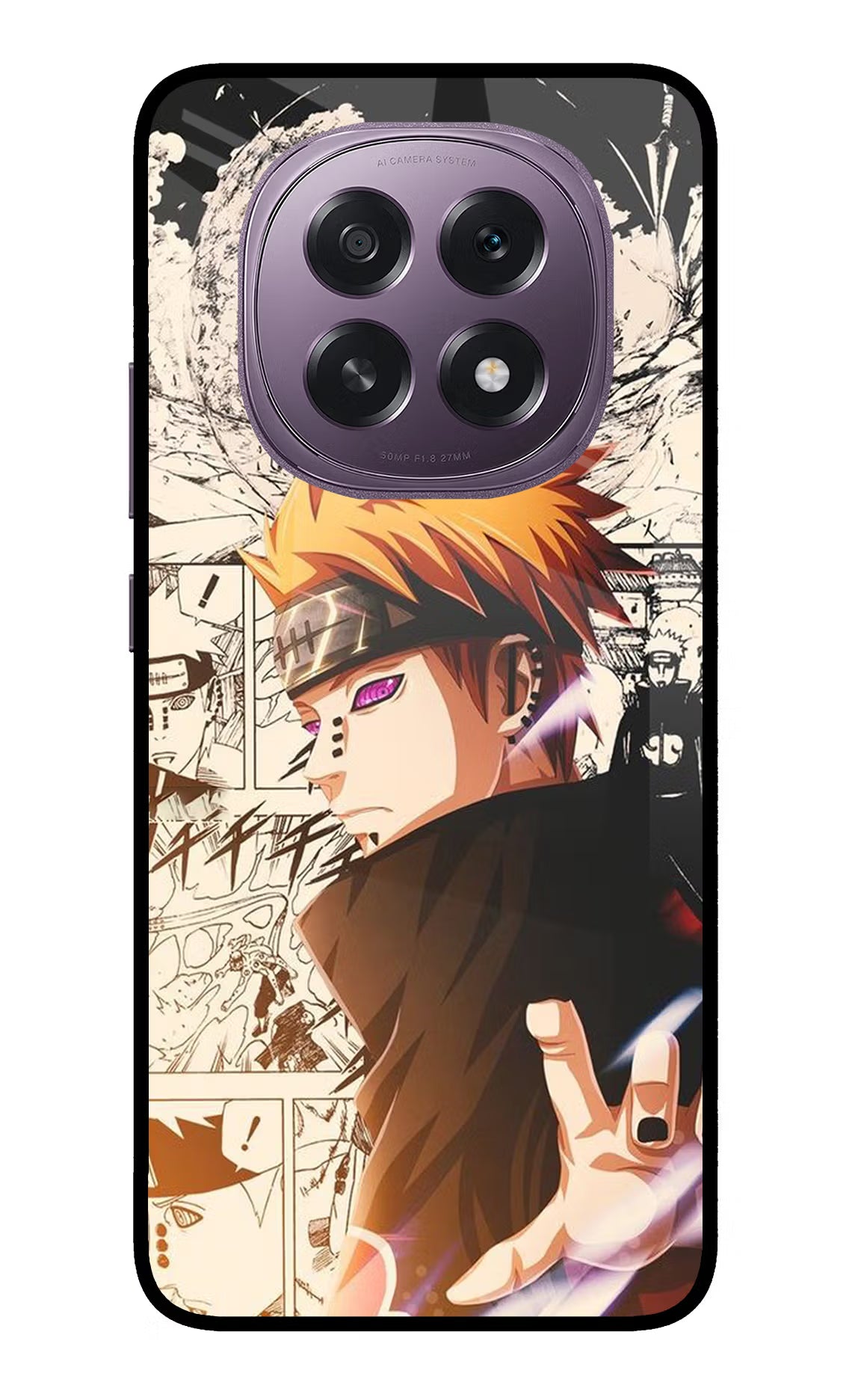 Pain Anime Oppo F29 5G Glass Case Back Cover by Casekaro