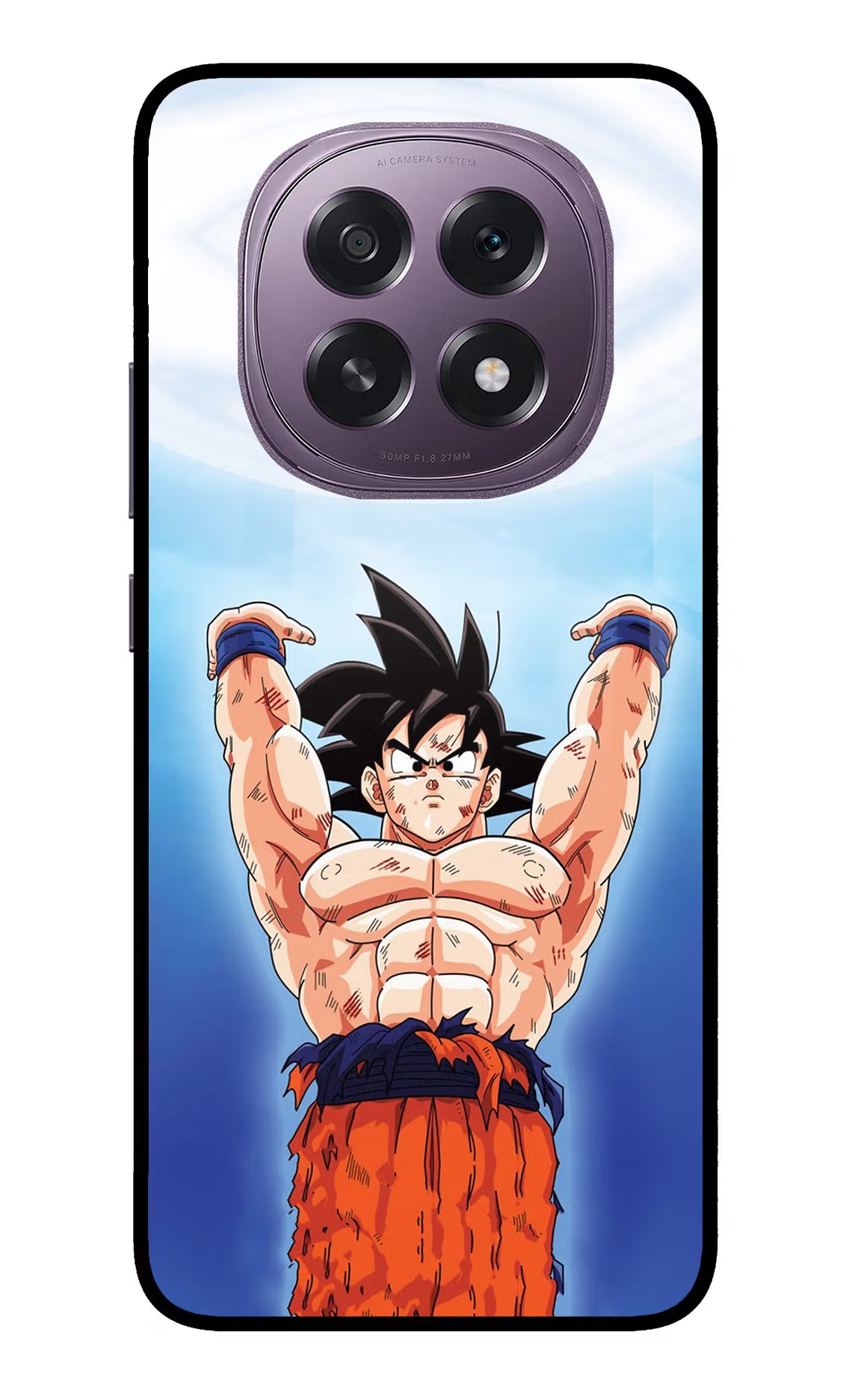 Goku Power Oppo F29 5G Glass Case Back Cover by Casekaro