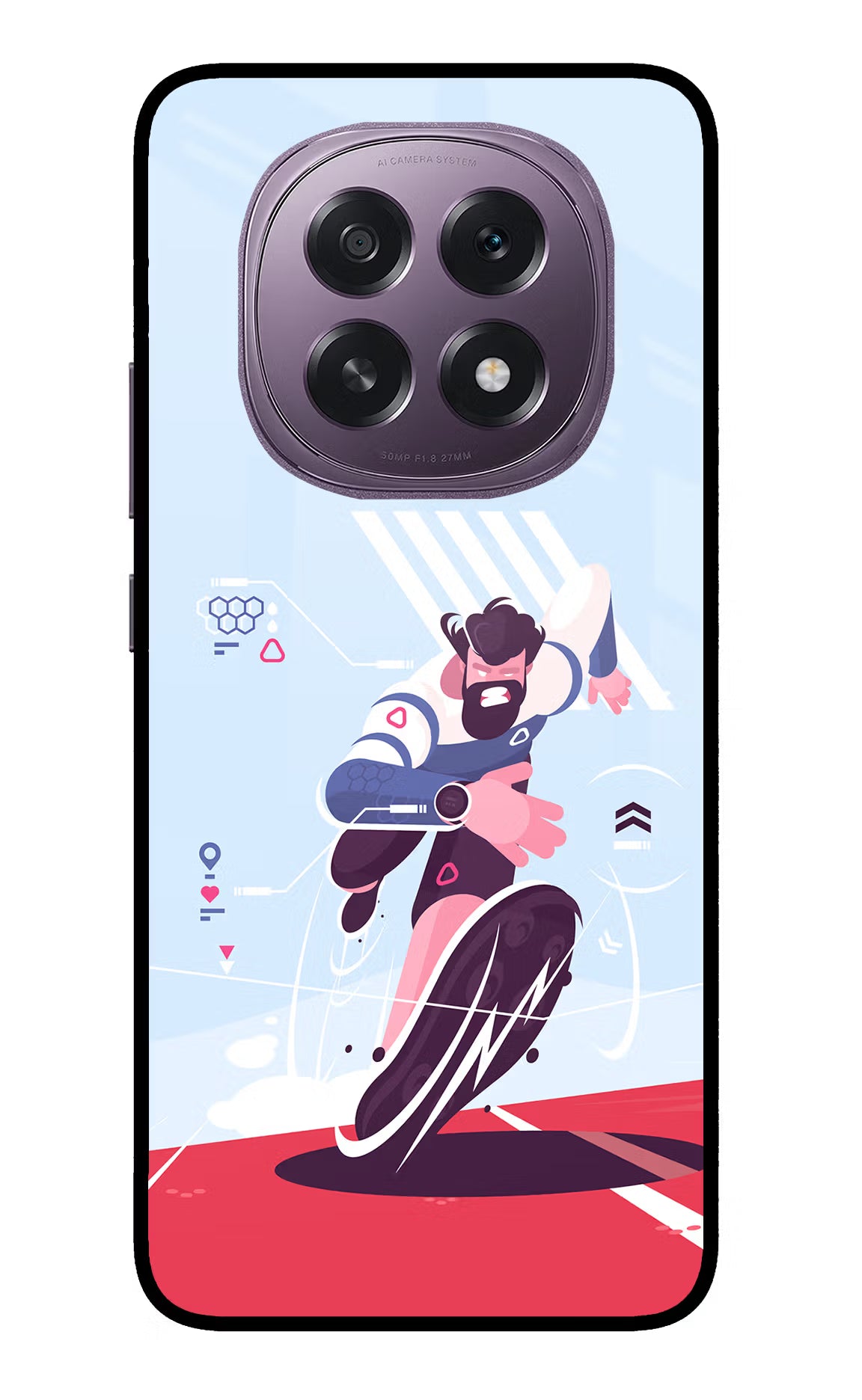 Run Pro Oppo F29 5G Glass Case Back Cover by Casekaro