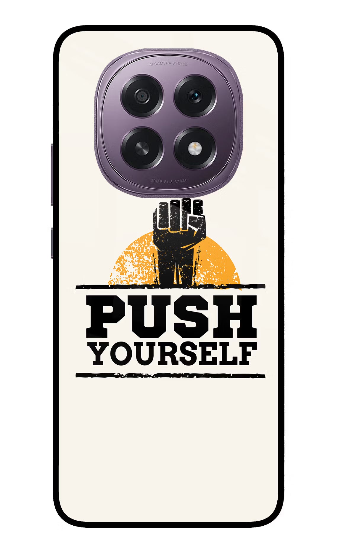 Push Yourself Oppo F29 5G Glass Case - Push Yourself Oppo F29 5G Glass Case Push Yourself Oppo F29 5G Glass Case