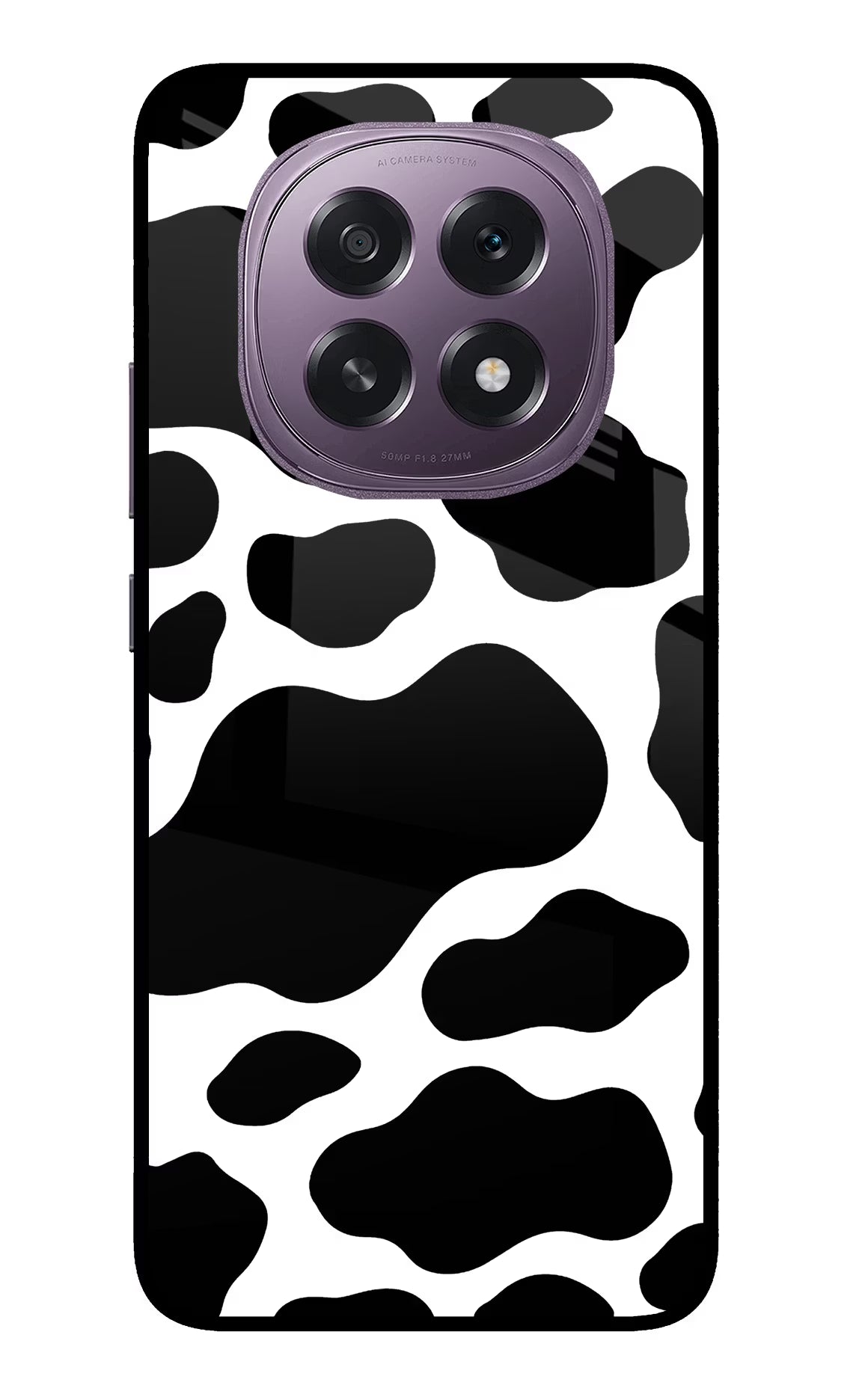 Cow Spots Oppo F29 5G Glass Case Back Cover by Casekaro
