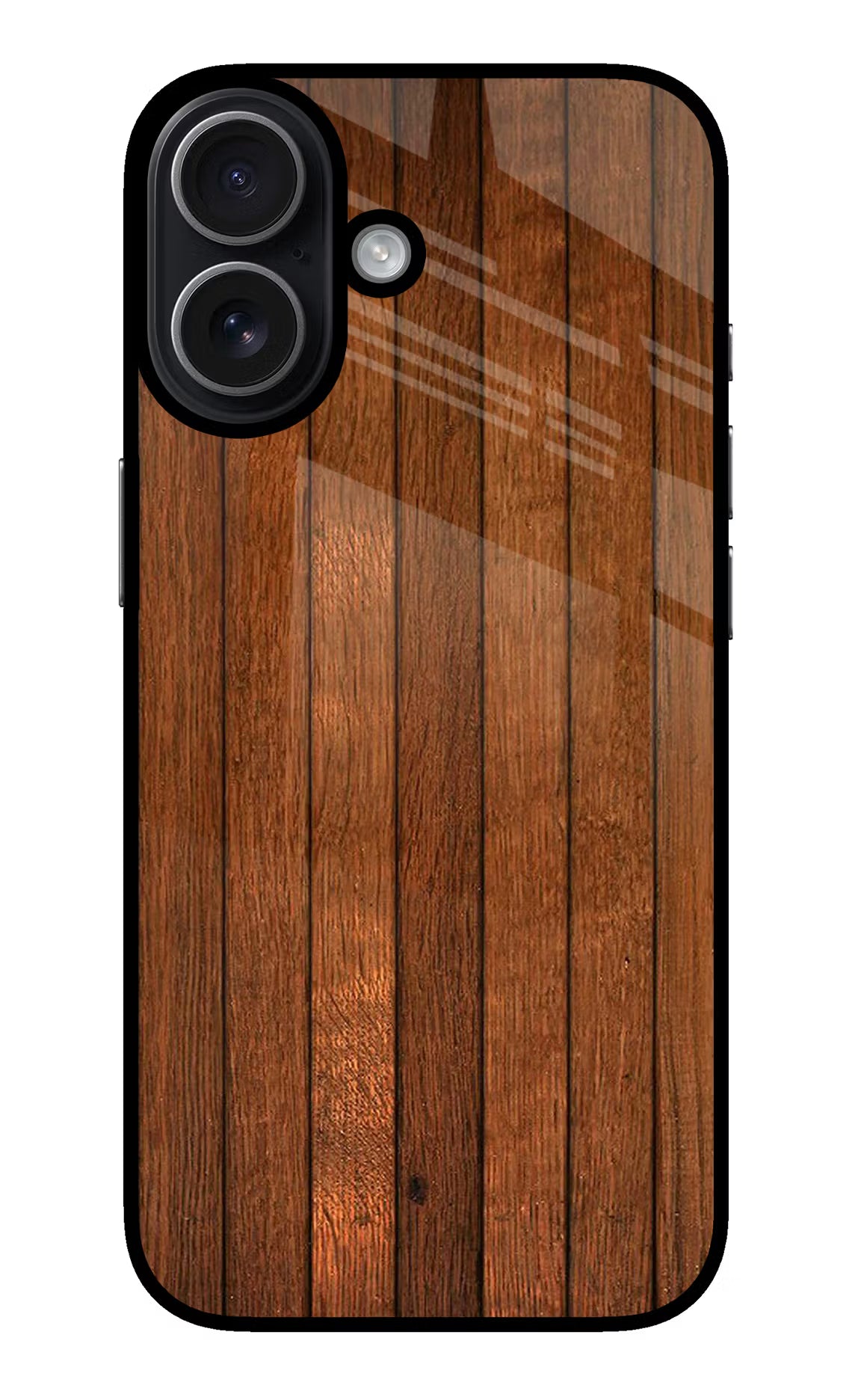 Wooden Artwork Bands iPhone 17 Back Cover - Wooden Artwork Bands iPhone 17 Glass Case Back Cover by Casekaro Wooden Artwork Bands iPhone 17 Glass Case Back Cover by Casekaro