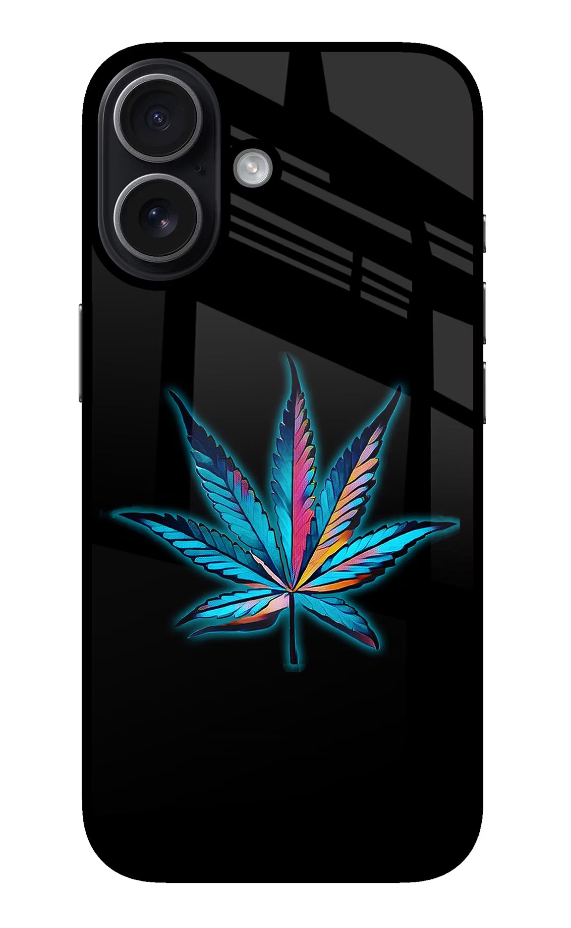 Weed iPhone 17 Back Cover - Weed iPhone 17 Glass Case Back Cover by Casekaro Weed iPhone 17 Glass Case Back Cover by Casekaro