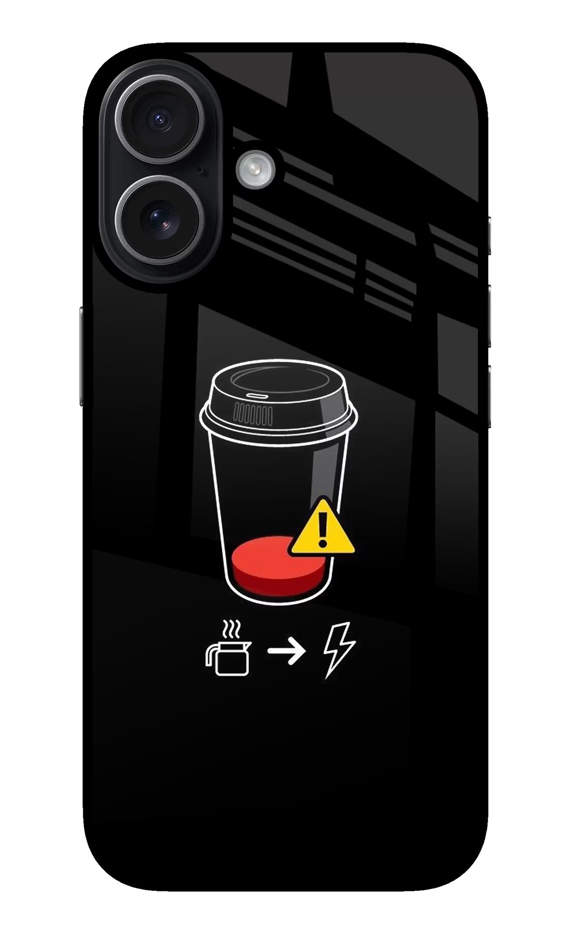 Coffee iPhone 17 Back Cover - Coffee iPhone 17 Glass Case Back Cover by Casekaro Coffee iPhone 17 Glass Case Back Cover by Casekaro