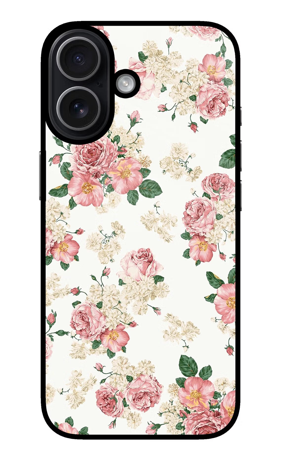 Flowers iPhone 17 Glass Case - Flowers iPhone 17 Glass Case Flowers iPhone 17 Glass Case