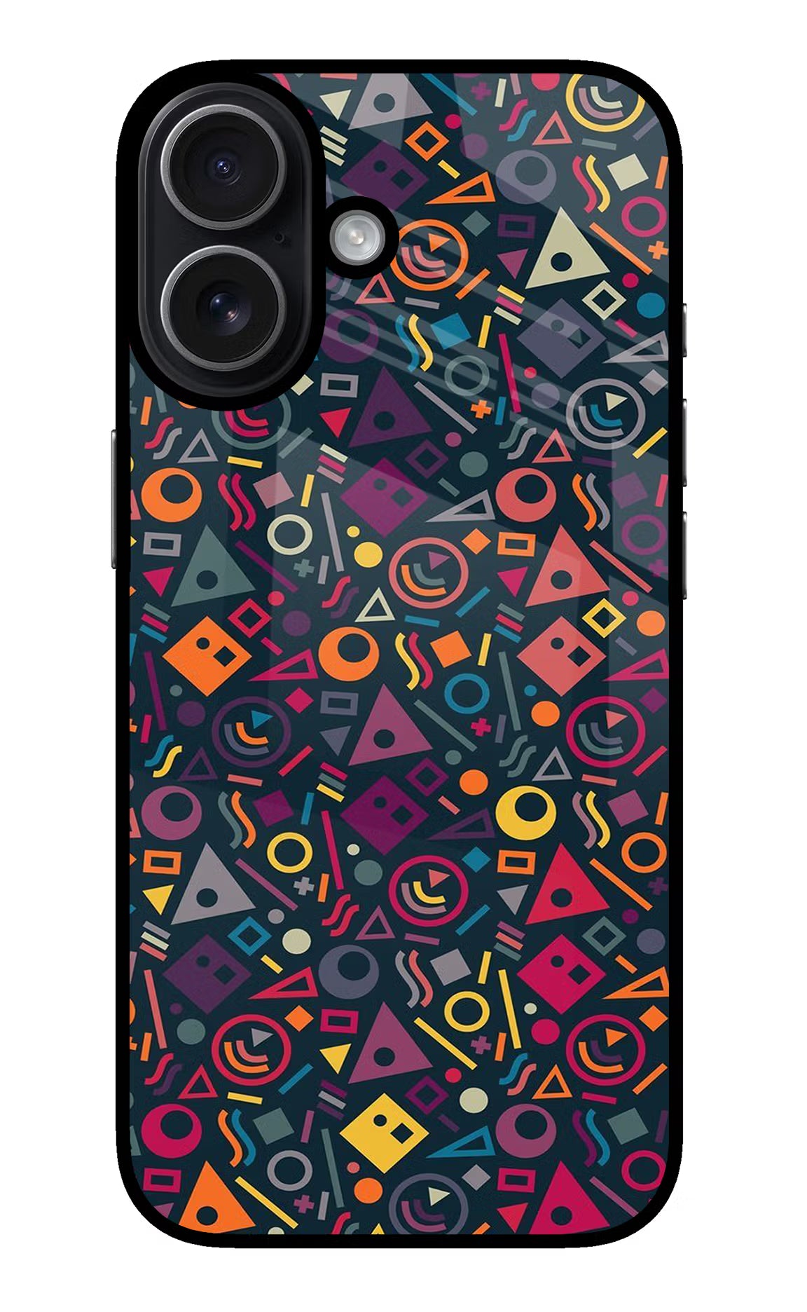 Geometric Abstract iPhone 17 Glass Case - Geometric Abstract iPhone 17 Glass Case Geometric Abstract iPhone 17 Glass Case